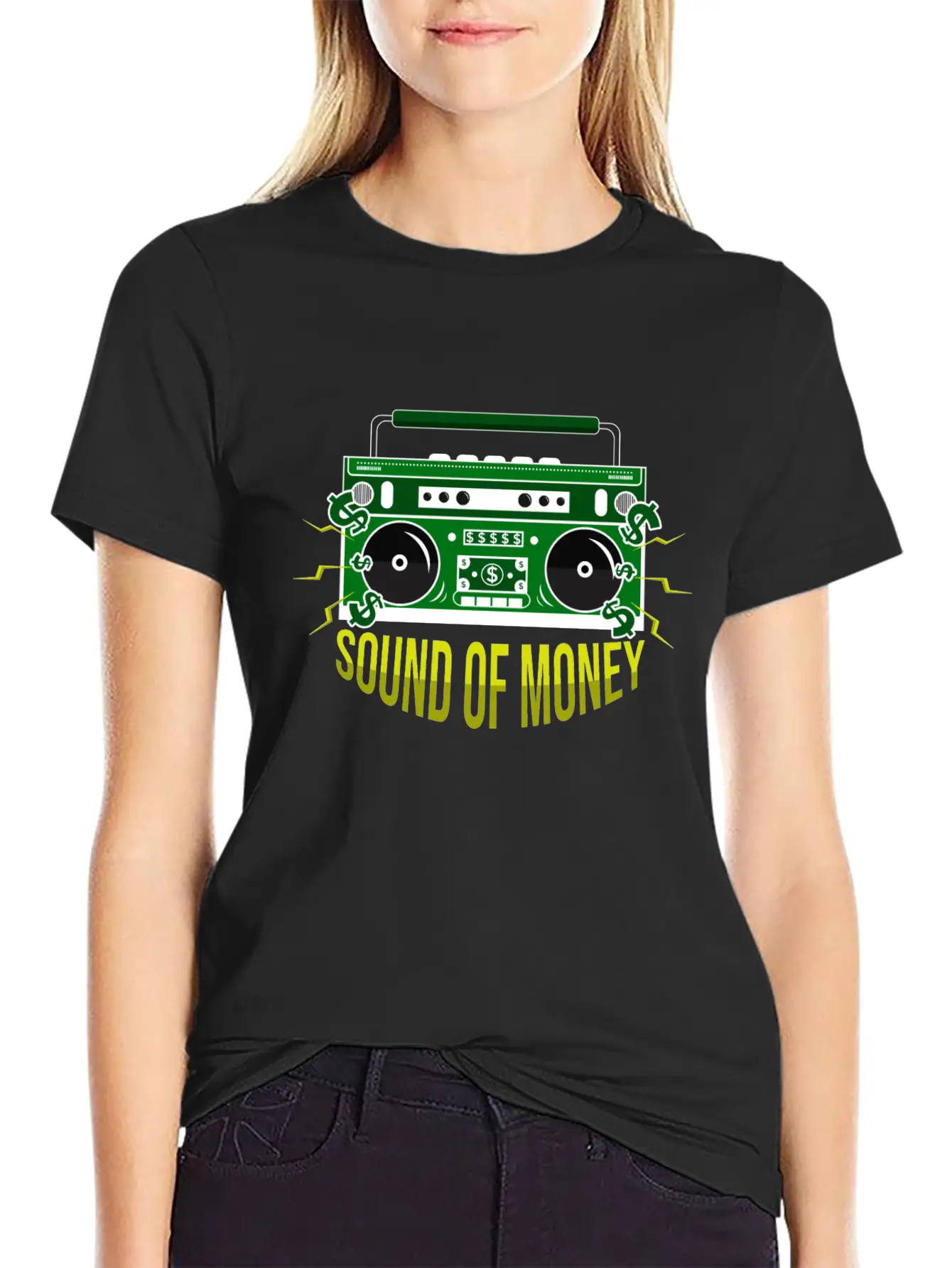 Sound Of Money Unisex Short Sleeve Soft Cotton T-Shirt – Casual Everyday Wear