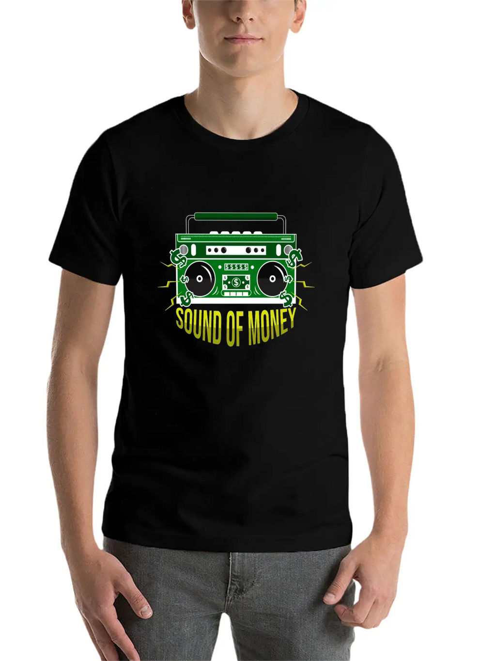 Sound Of Money Unisex Short Sleeve Soft Cotton T-Shirt – Casual Everyday Wear