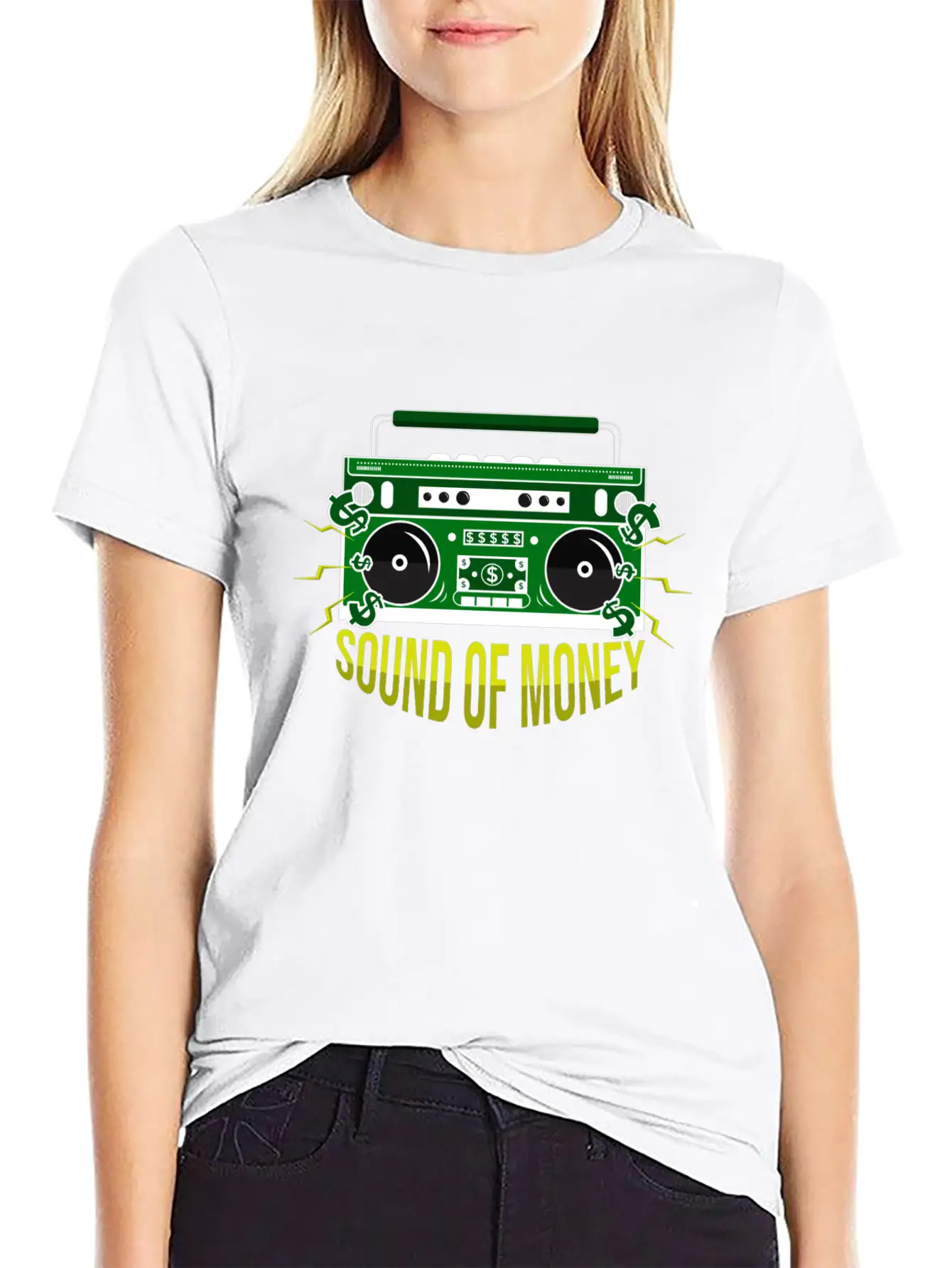 Sound Of Money Unisex Short Sleeve Soft Cotton T-Shirt – Casual Everyday Wear