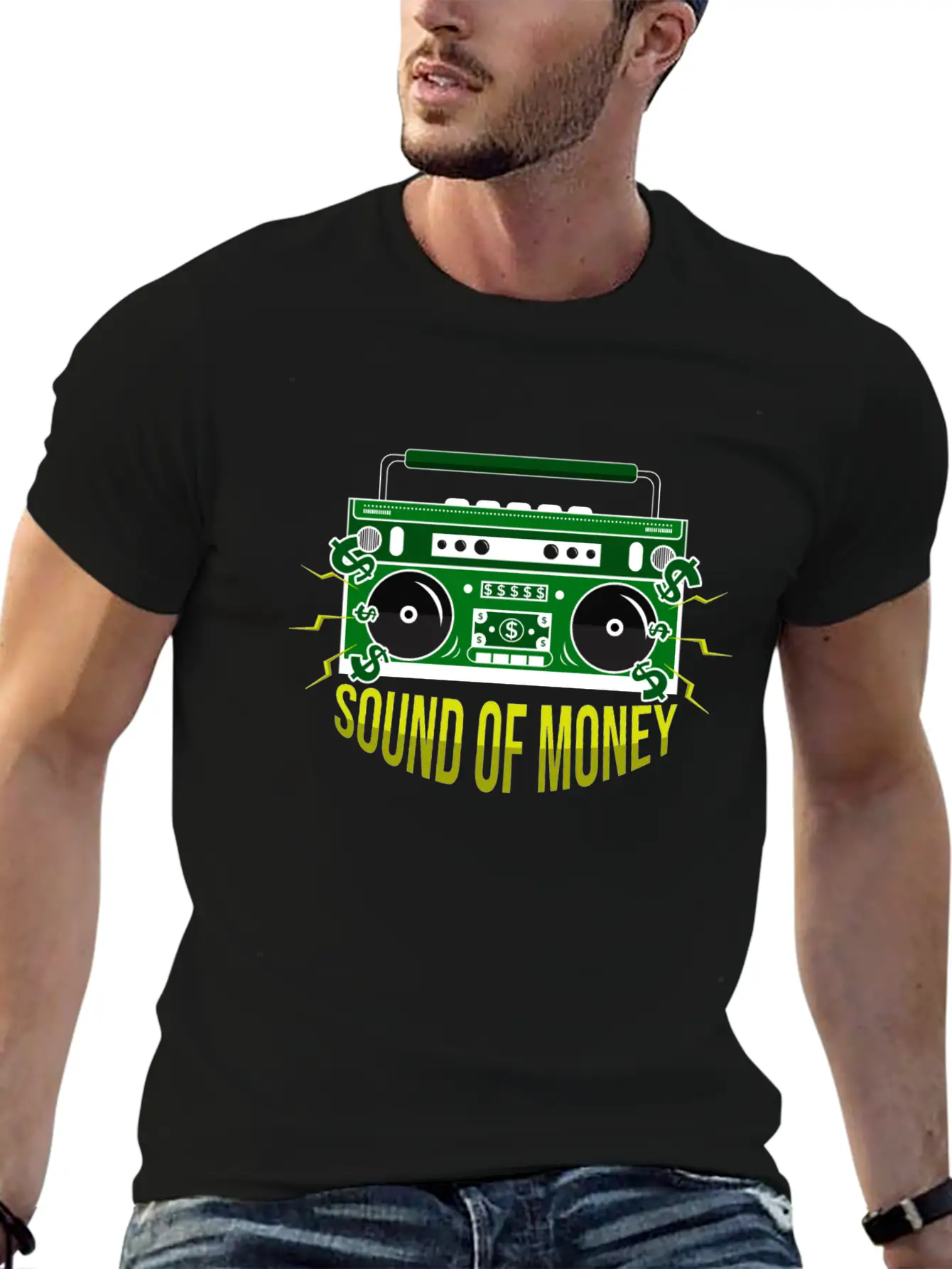 Sound Of Money Unisex Short Sleeve Soft Cotton T-Shirt – Casual Everyday Wear