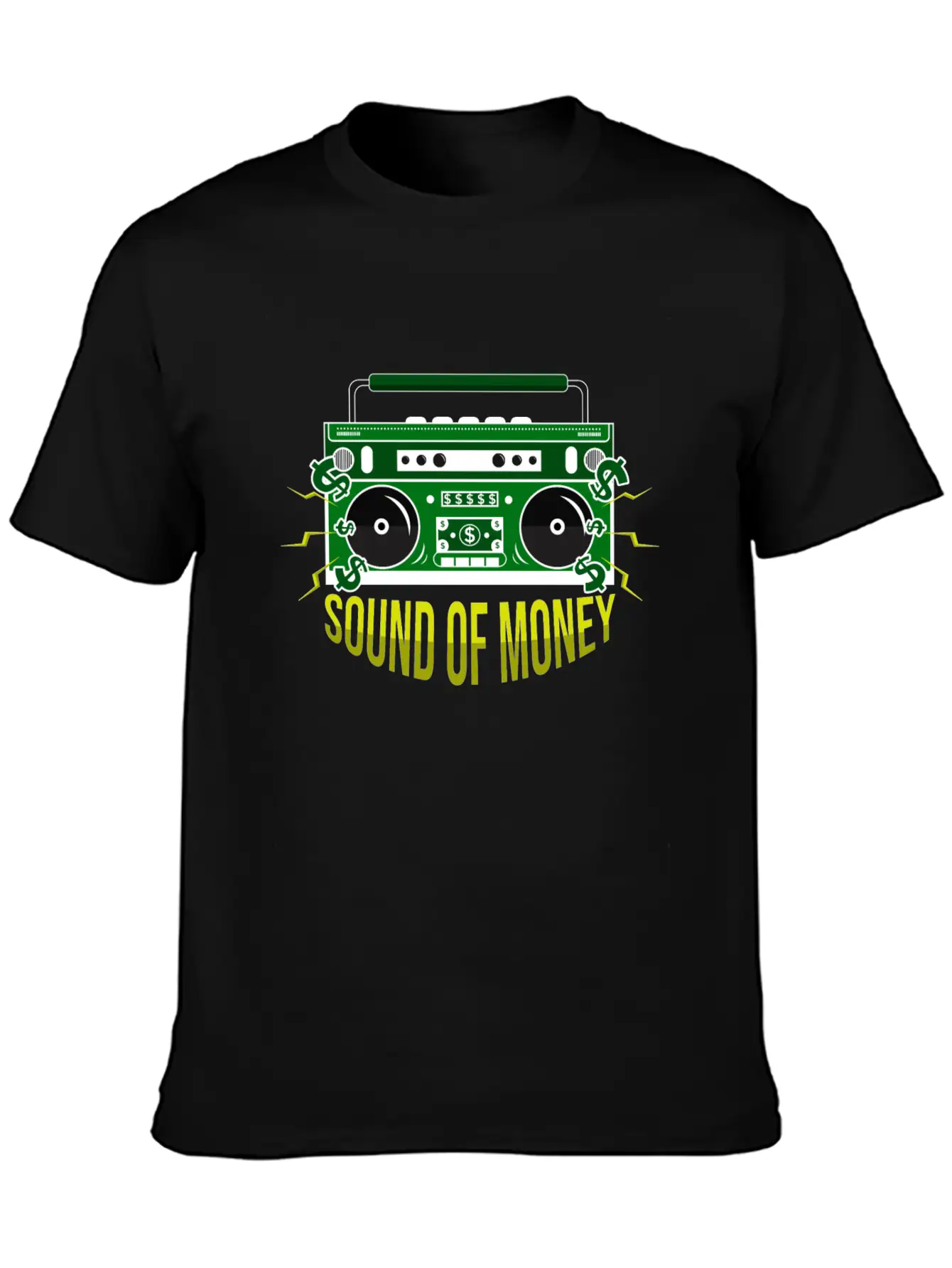 Sound Of Money Unisex Short Sleeve Soft Cotton T-Shirt – Casual Everyday Wear
