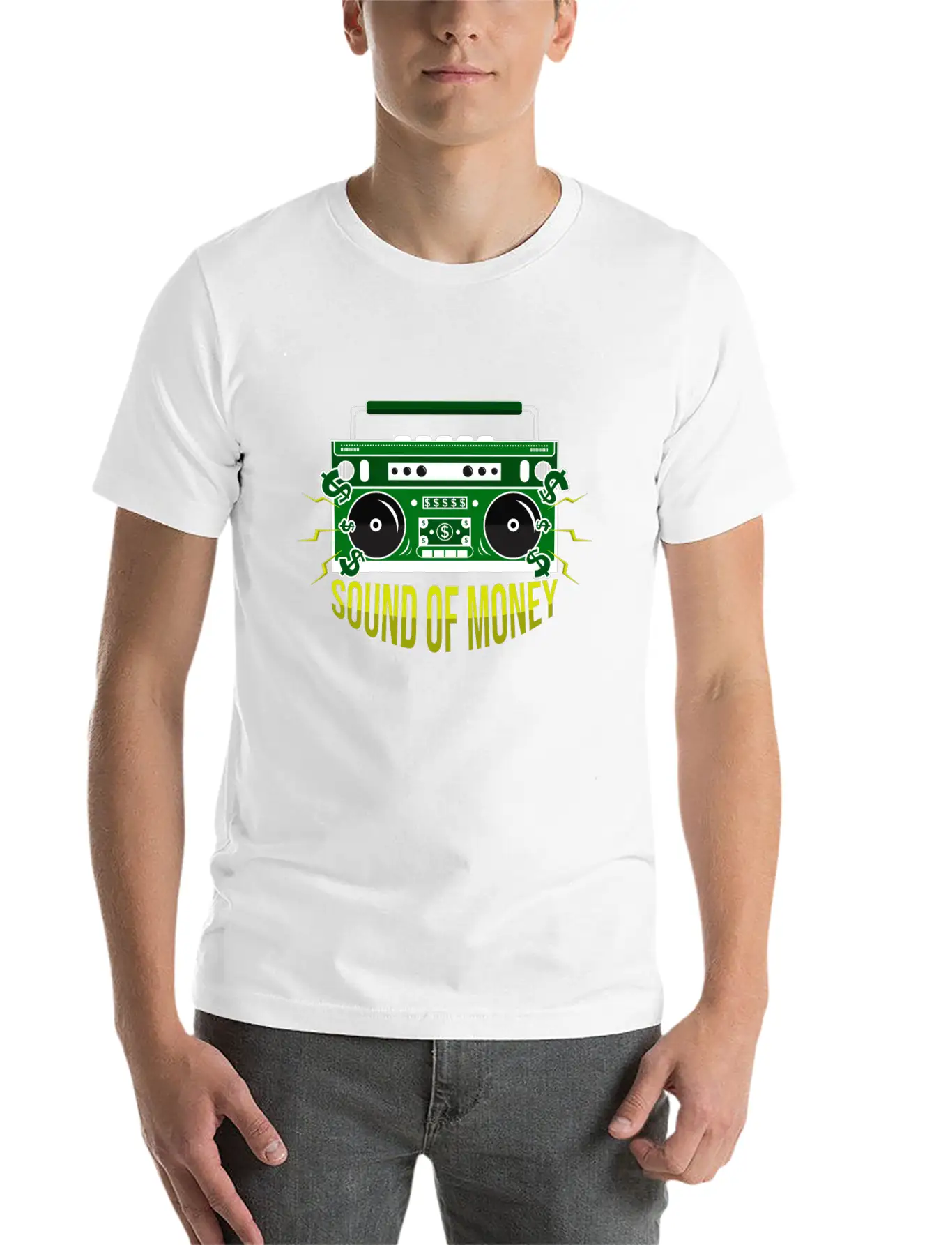Sound Of Money Unisex Short Sleeve Soft Cotton T-Shirt – Casual Everyday Wear