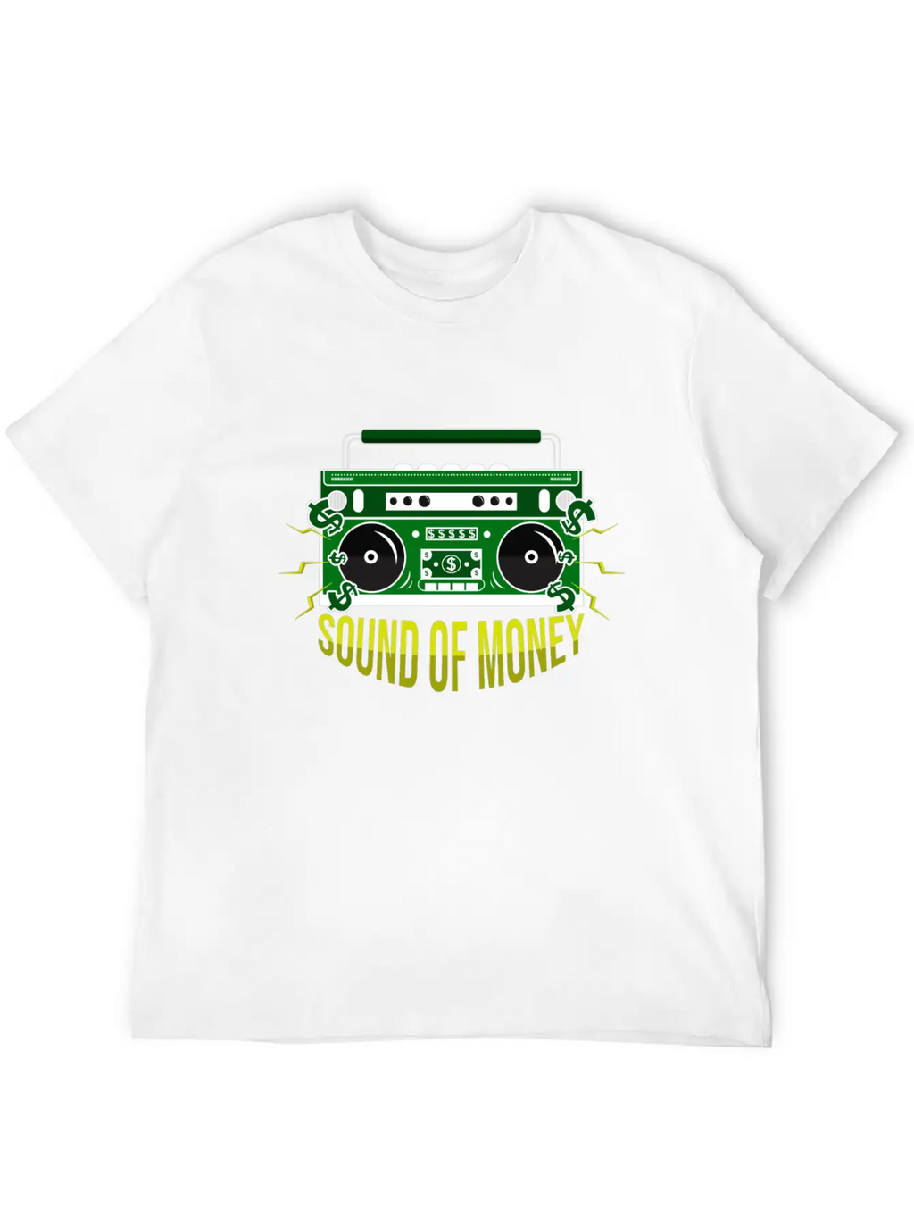 Sound Of Money Unisex Short Sleeve Soft Cotton T-Shirt – Casual Everyday Wear