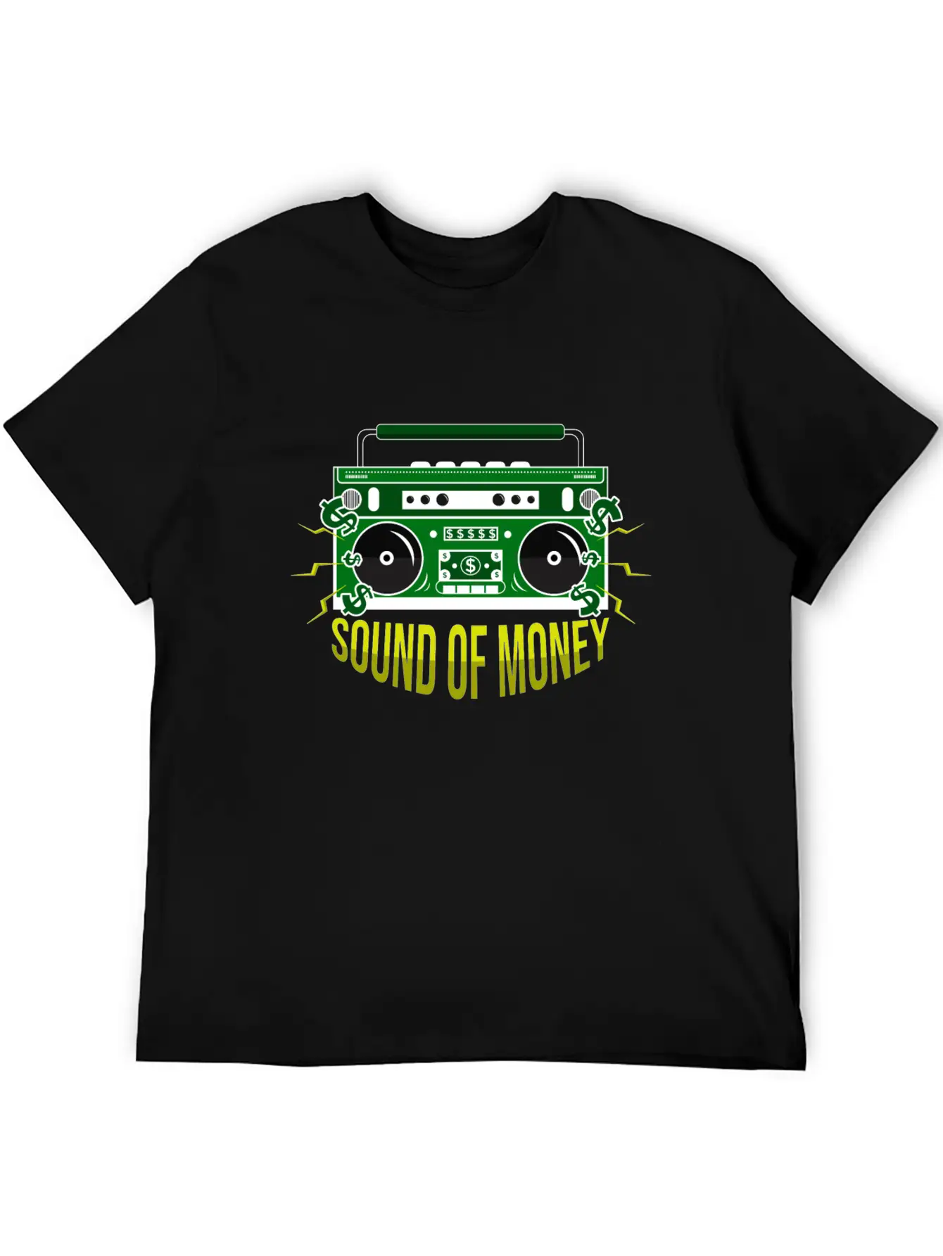 Sound Of Money Unisex Short Sleeve Soft Cotton T-Shirt – Casual Everyday Wear