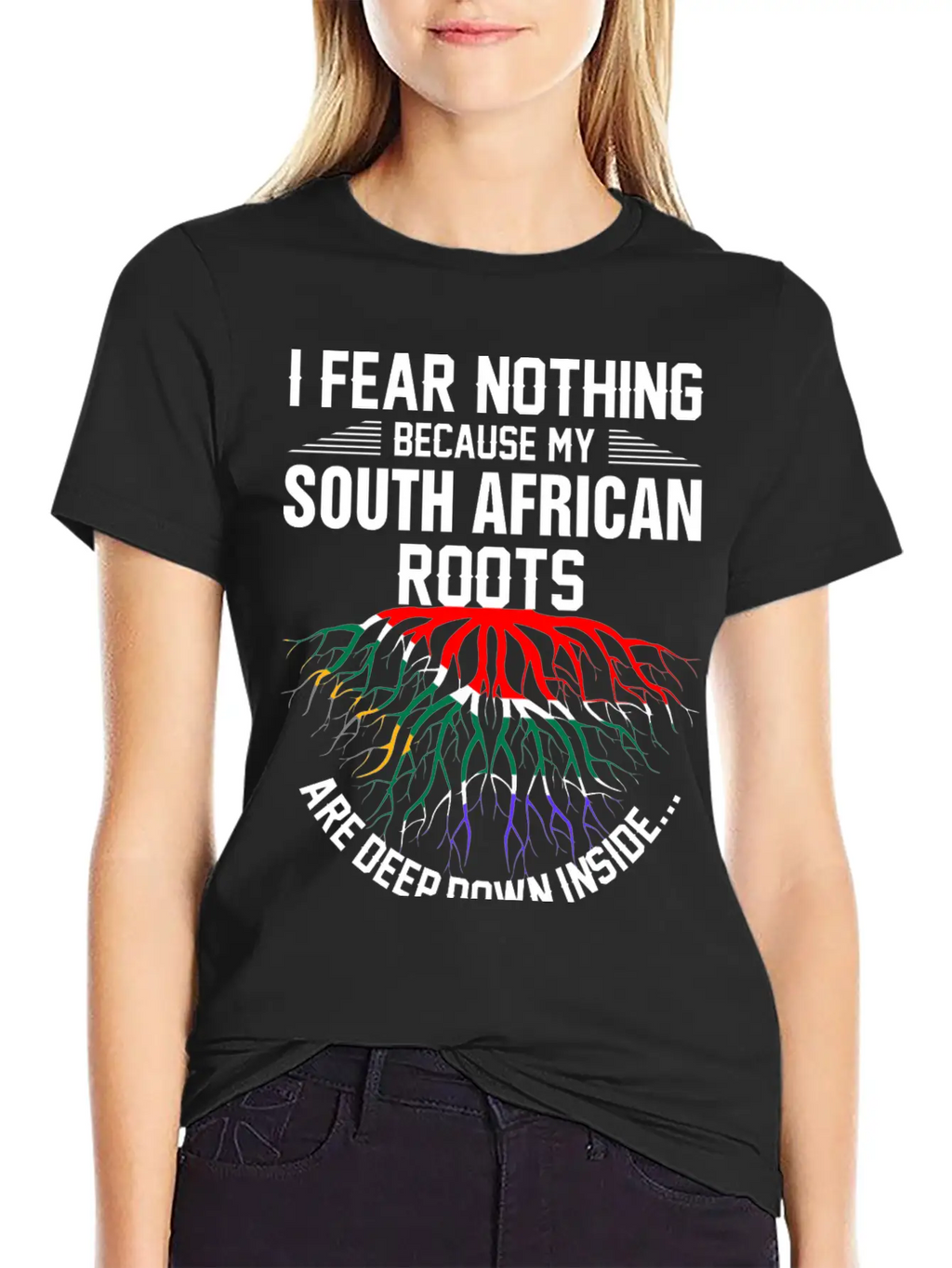 South African Roots Are Deep Down Inside Essential Cotton Tee For Daily Outfits – Unisex Style