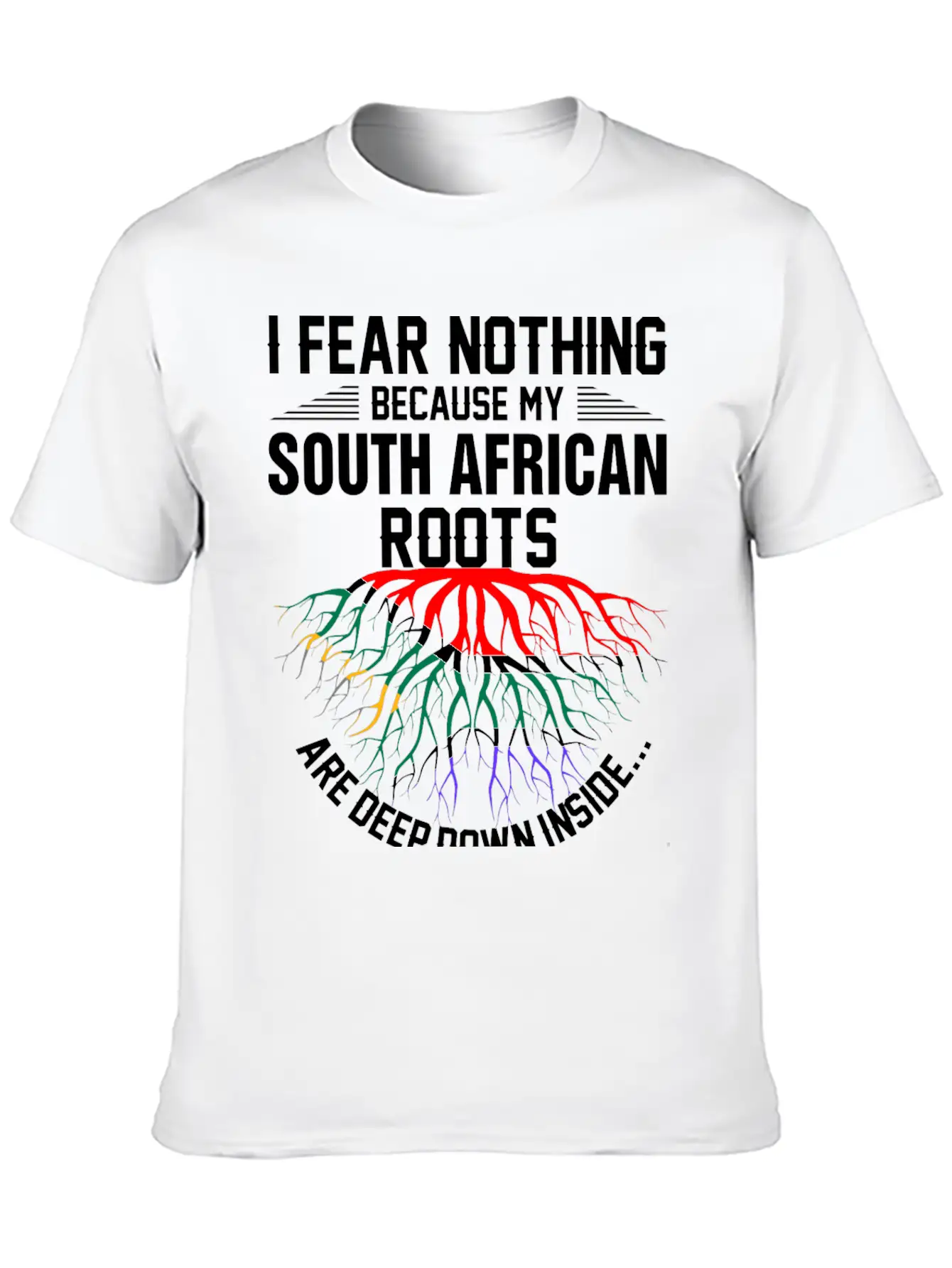 South African Roots Are Deep Down Inside Essential Cotton Tee For Daily Outfits – Unisex Style