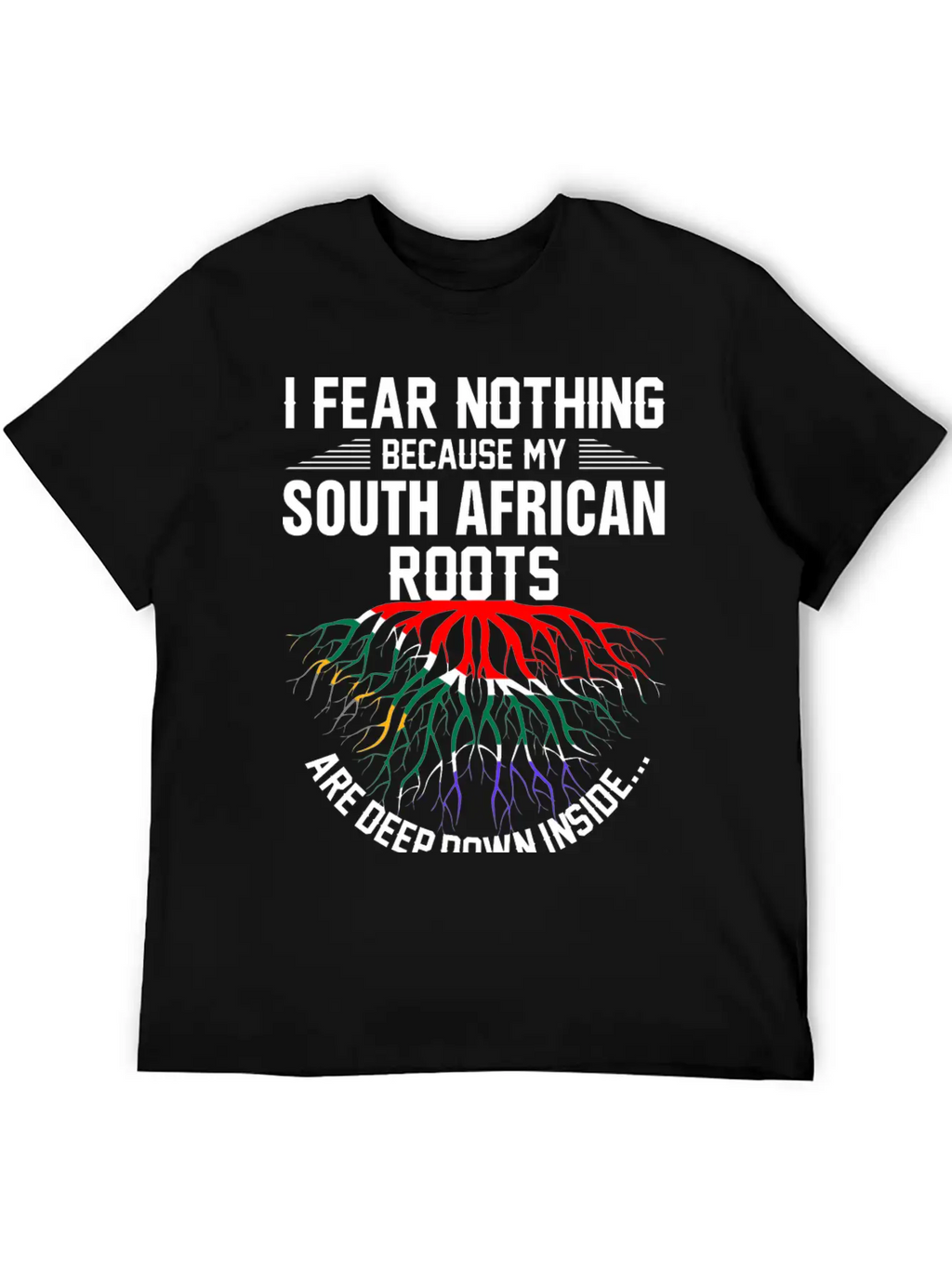 South African Roots Are Deep Down Inside Essential Cotton Tee For Daily Outfits – Unisex Style