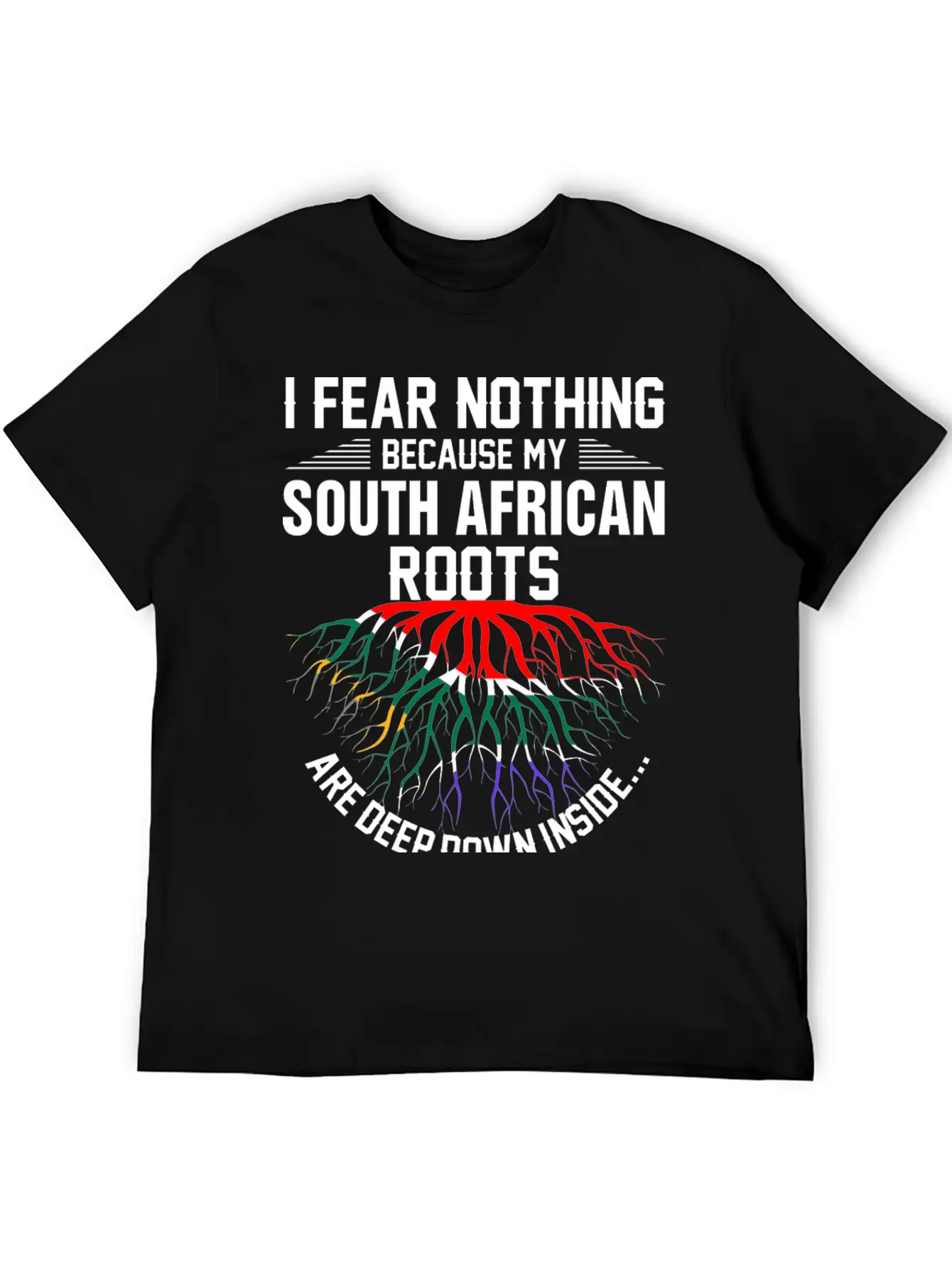 South African Roots Are Deep Down Inside Essential Cotton Tee For Daily Outfits – Unisex Style