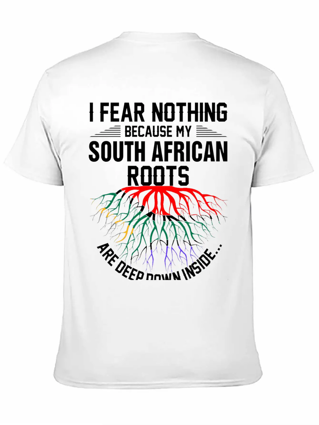 South African Roots Are Deep Down Inside Essential Cotton Tee For Daily Outfits – Unisex Style