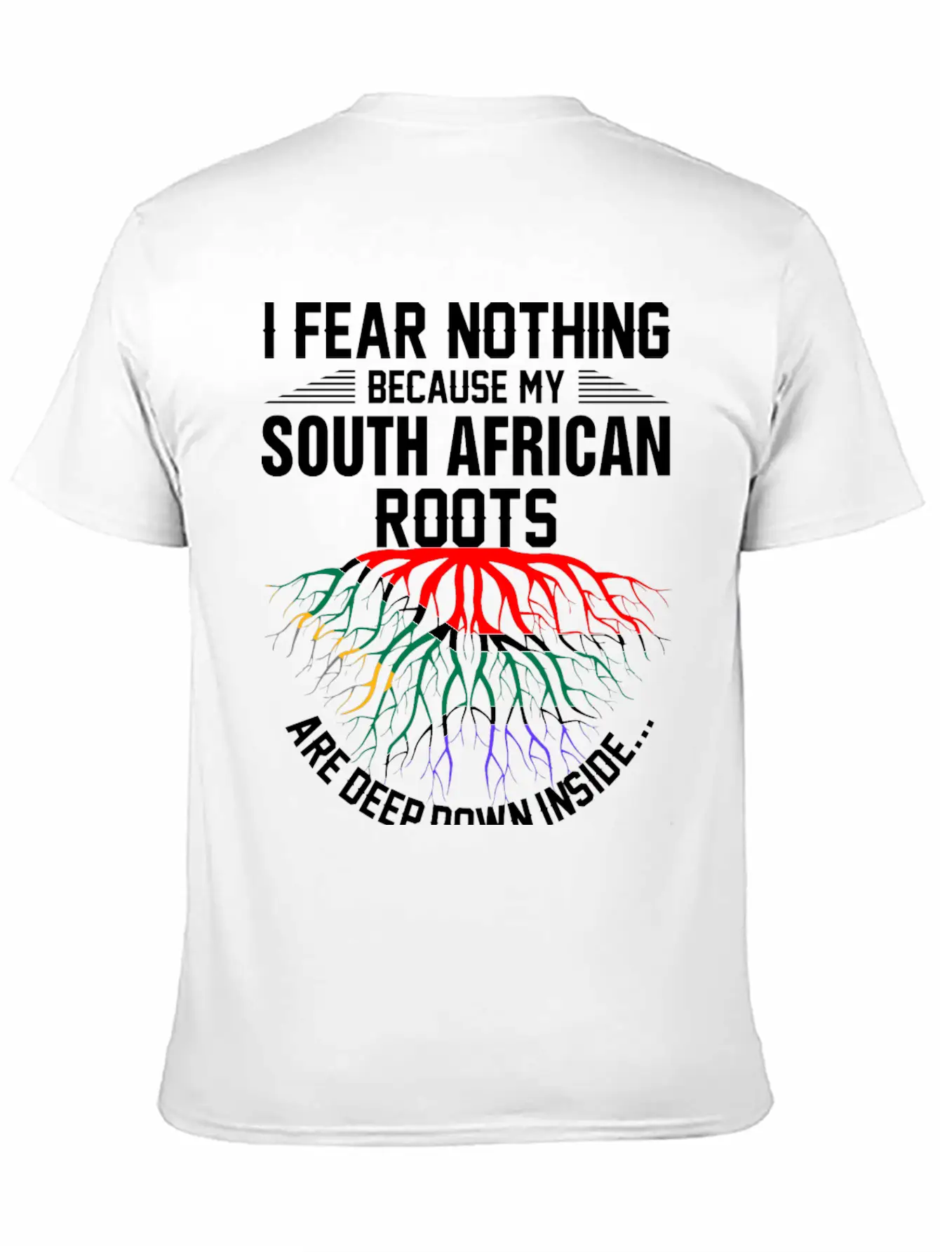 South African Roots Are Deep Down Inside Essential Cotton Tee For Daily Outfits – Unisex Style
