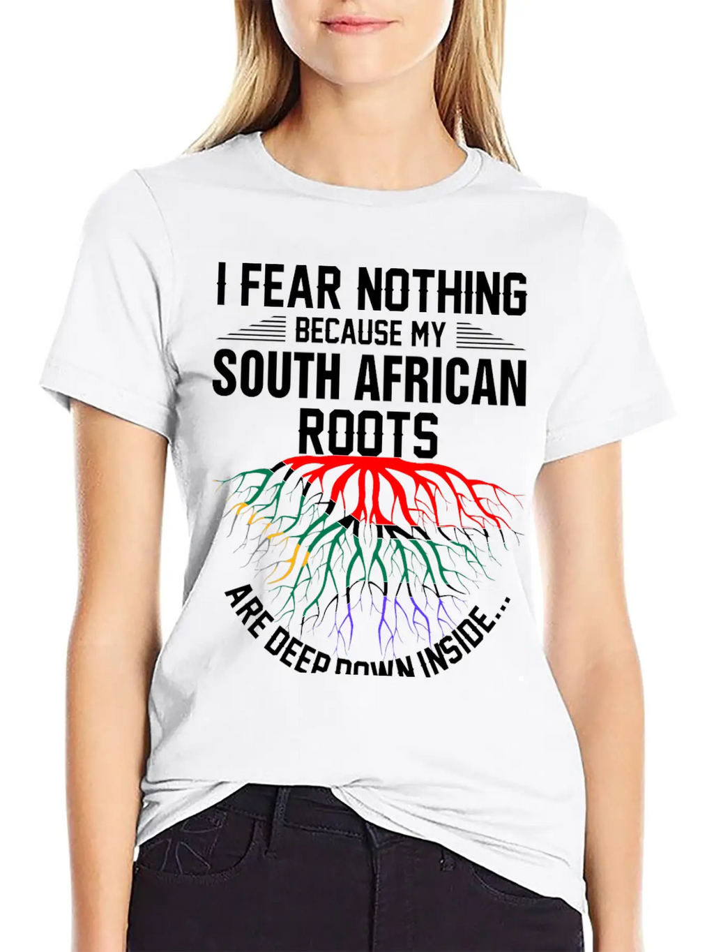 South African Roots Are Deep Down Inside Essential Cotton Tee For Daily Outfits – Unisex Style