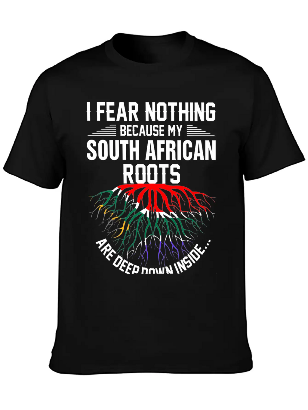 South African Roots Are Deep Down Inside Essential Cotton Tee For Daily Outfits – Unisex Style
