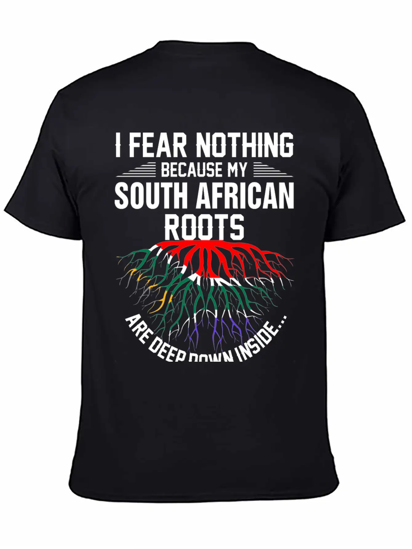 South African Roots Are Deep Down Inside Essential Cotton Tee For Daily Outfits – Unisex Style