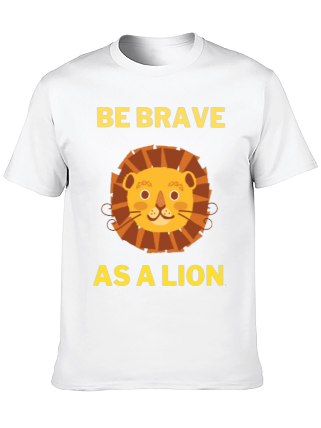 Be Brave As A Lion T-Shirt - Menswear