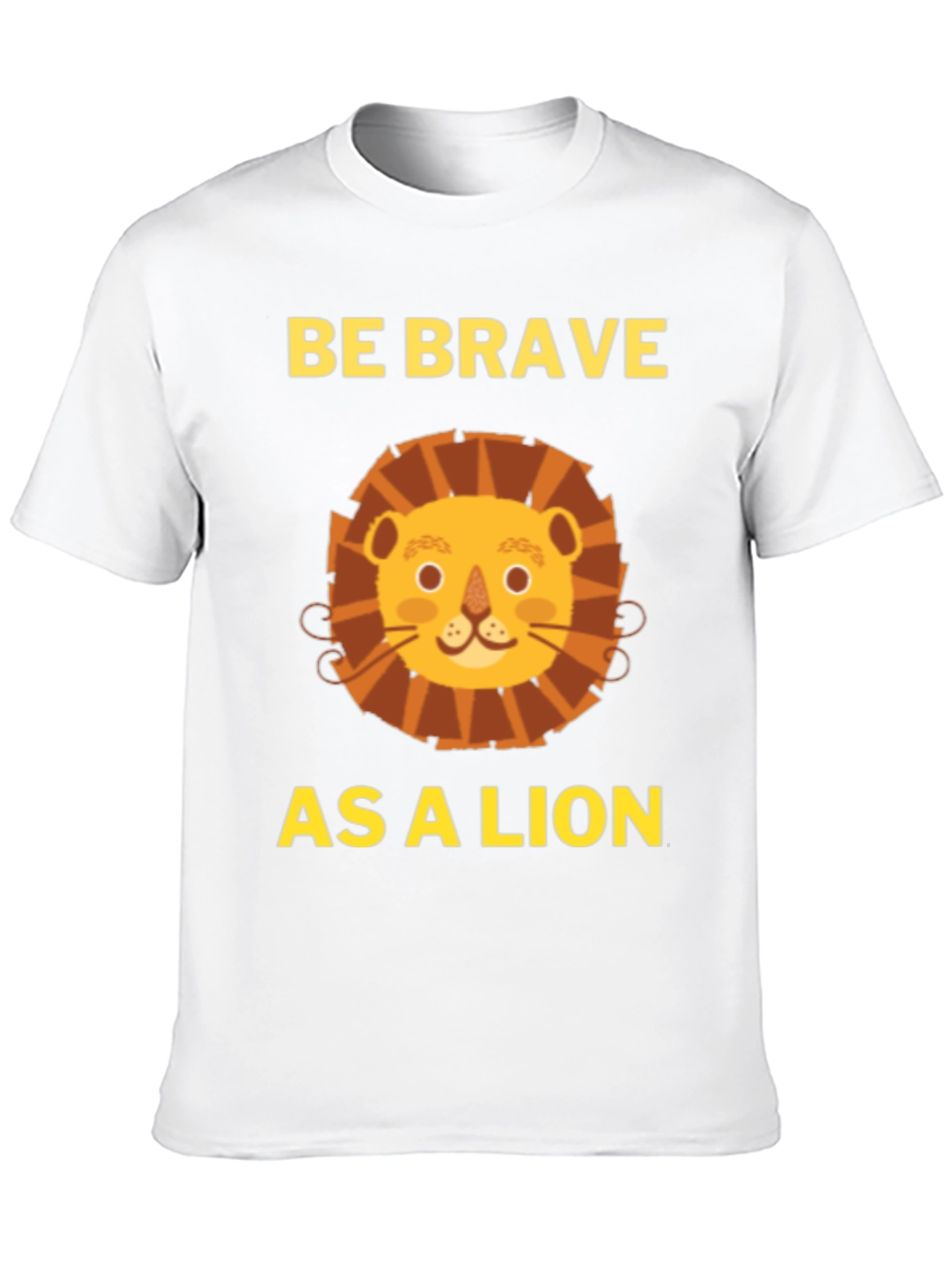 Be Brave As A Lion T-Shirt - Menswear