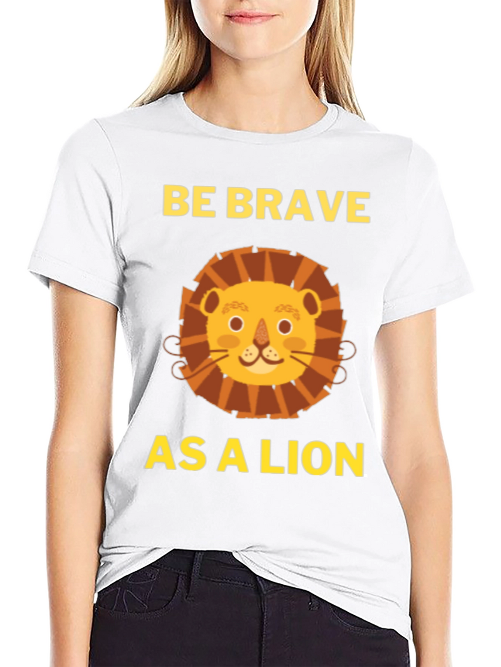 Be Brave As A Lion T-Shirt - Menswear