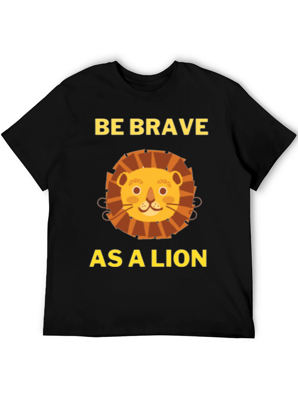 Be Brave As A Lion T-Shirt - Menswear