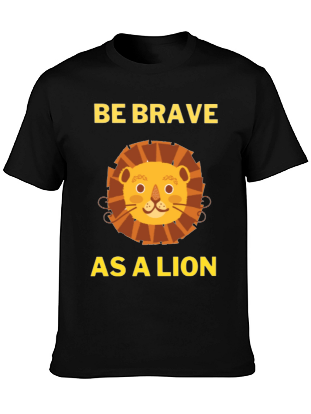 Be Brave As A Lion T-Shirt - Menswear