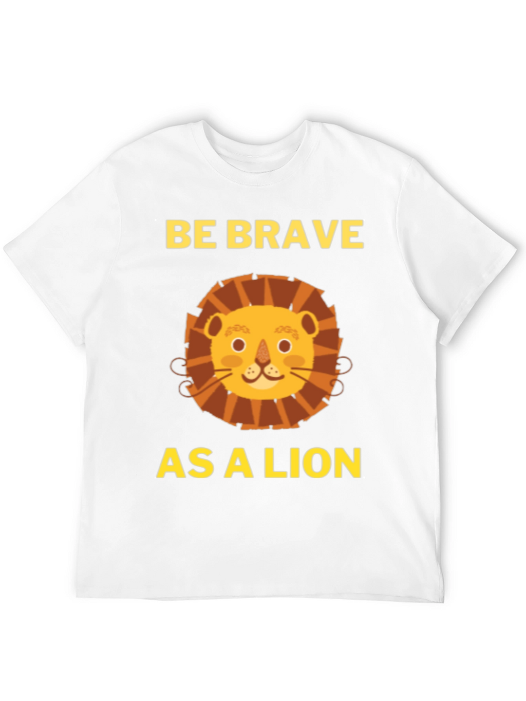 Be Brave As A Lion T-Shirt - Menswear