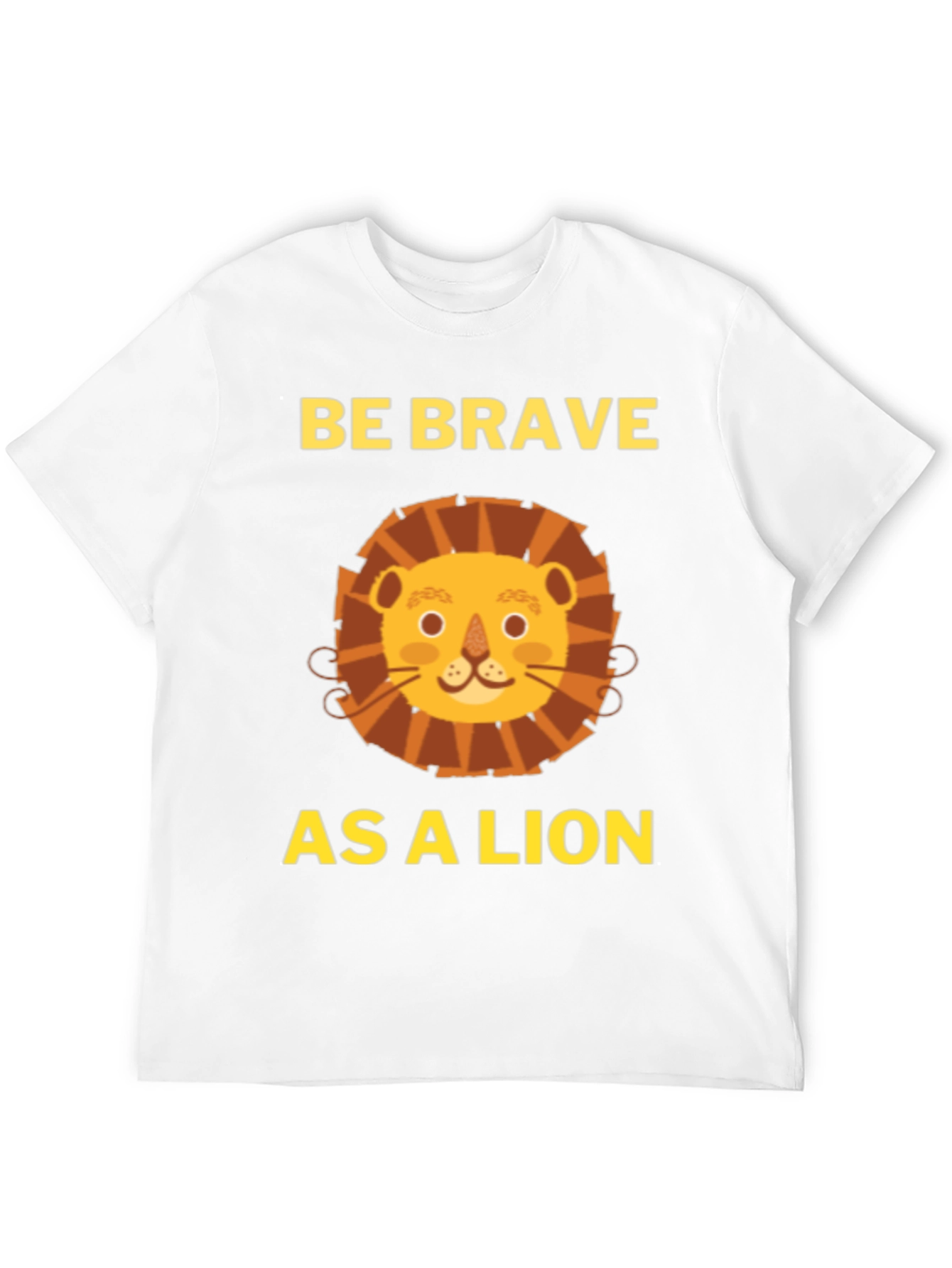 Be Brave As A Lion T-Shirt - Menswear