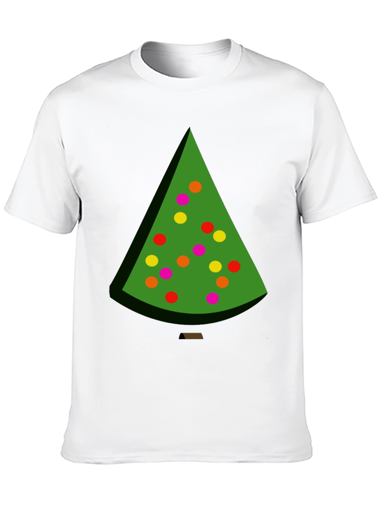 Festive Christmas Tree Graphic Tee - Holiday Style