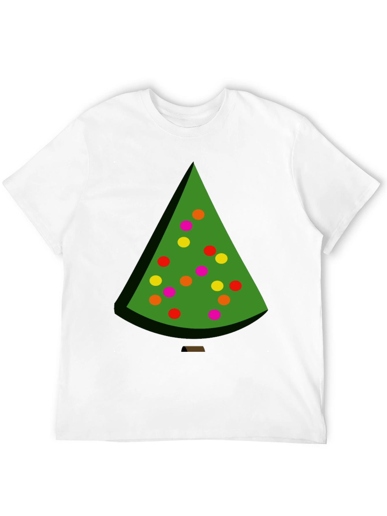 Festive Christmas Tree Graphic Tee - Holiday Style