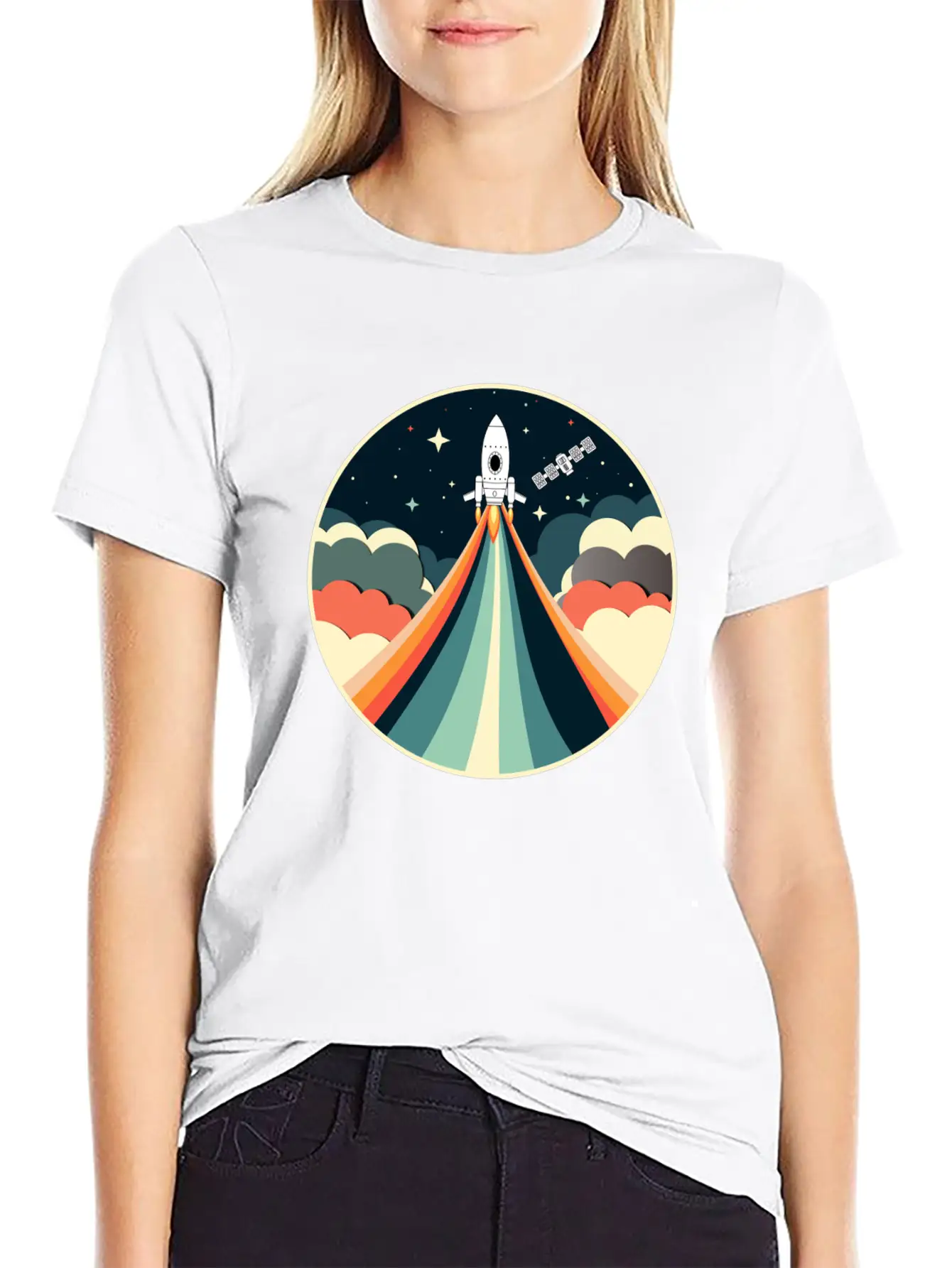 Space Adventure Unisex Casual T-Shirt – Clean Design For Daily Comfort