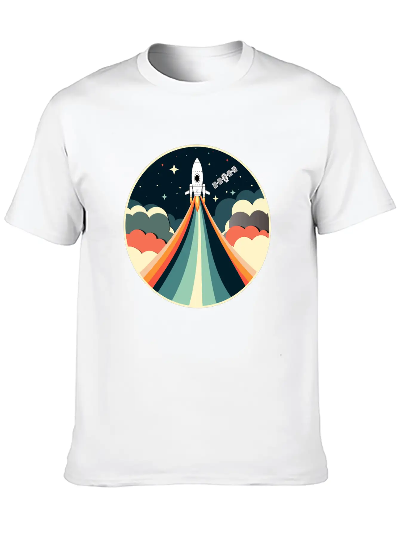 Space Adventure Unisex Casual T-Shirt – Clean Design For Daily Comfort