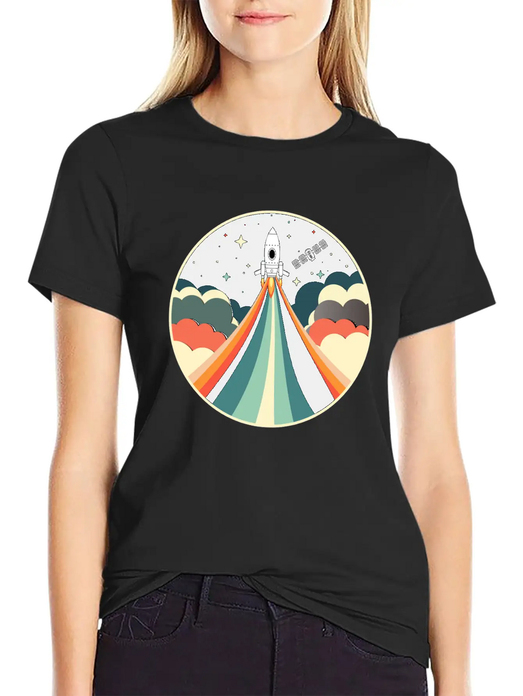 Space Adventure Unisex Casual T-Shirt – Clean Design For Daily Comfort