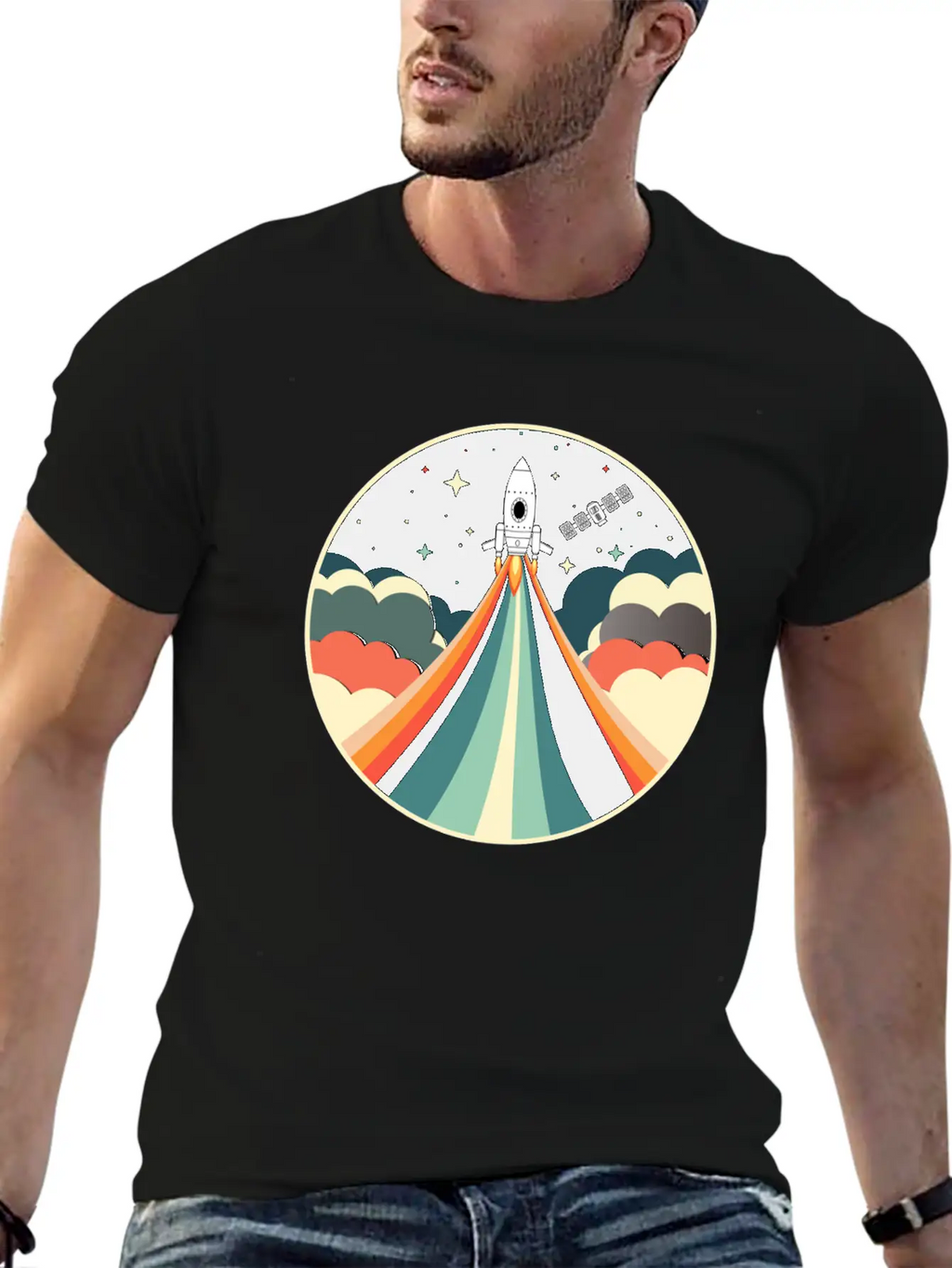 Space Adventure Unisex Casual T-Shirt – Clean Design For Daily Comfort