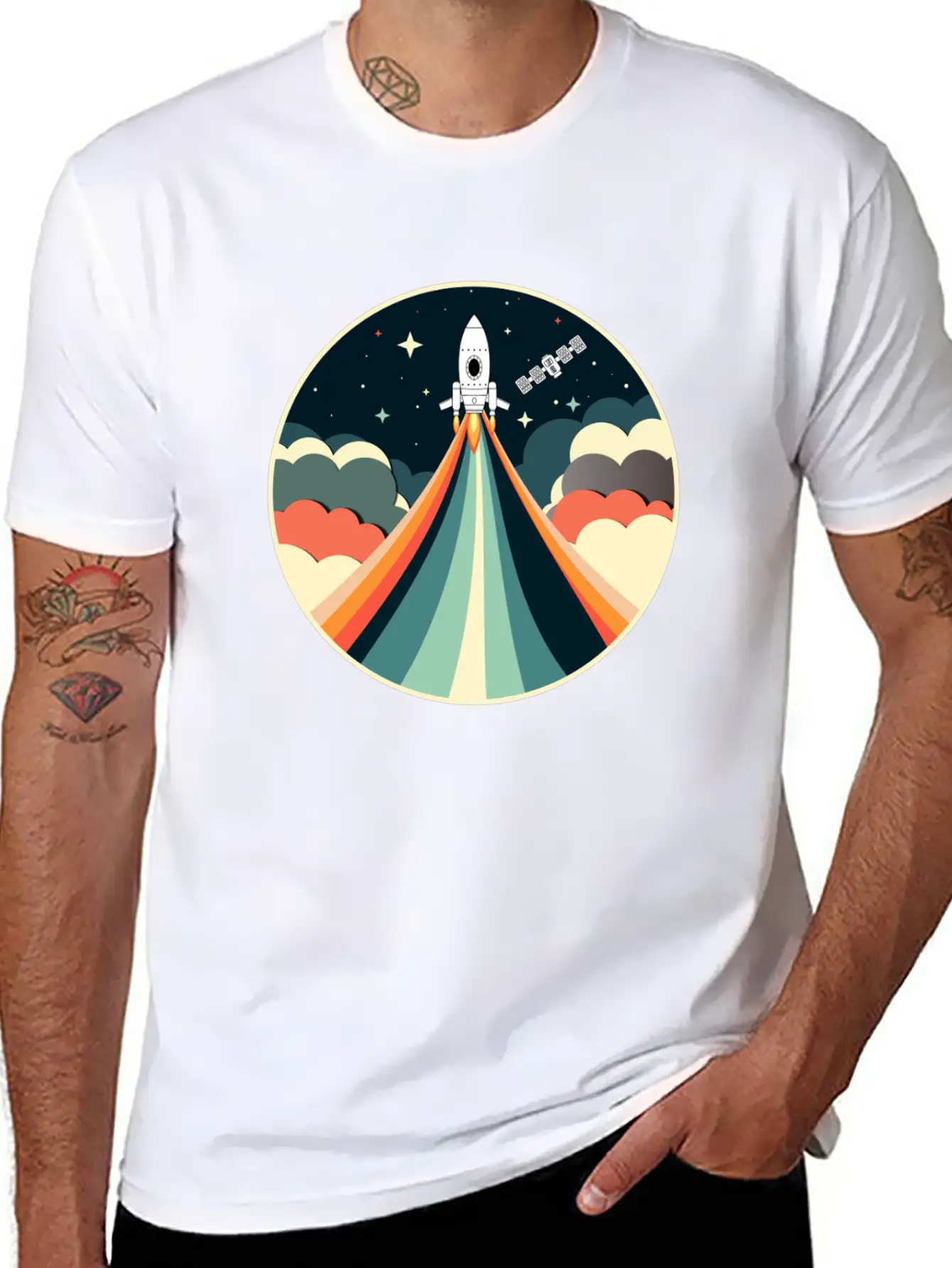 Space Adventure Unisex Casual T-Shirt – Clean Design For Daily Comfort