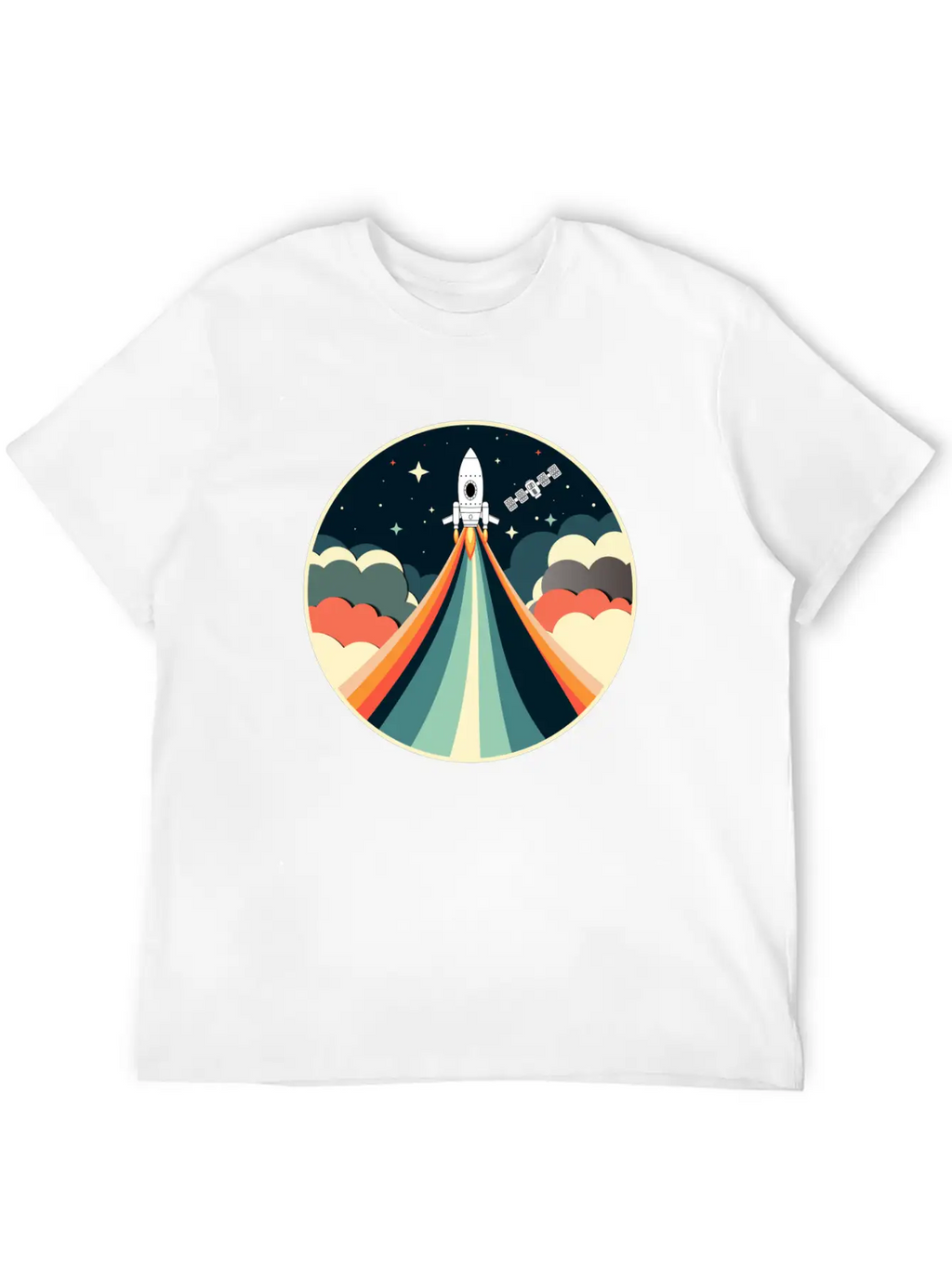 Space Adventure Unisex Casual T-Shirt – Clean Design For Daily Comfort