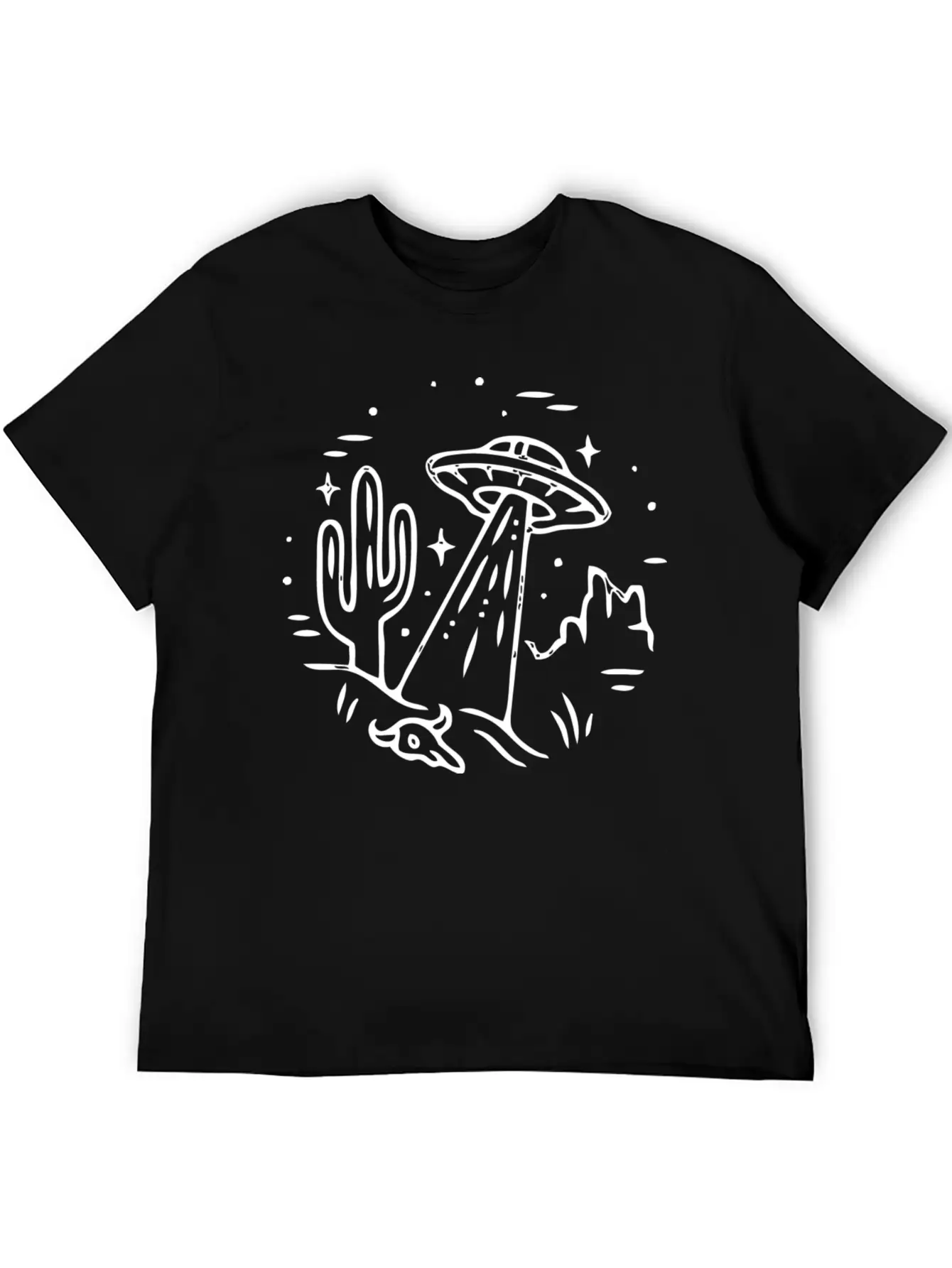 Space Alien Astronaut Ufo Galaxy Stylish Everyday T-Shirt – Unisex Basic Cotton Tee