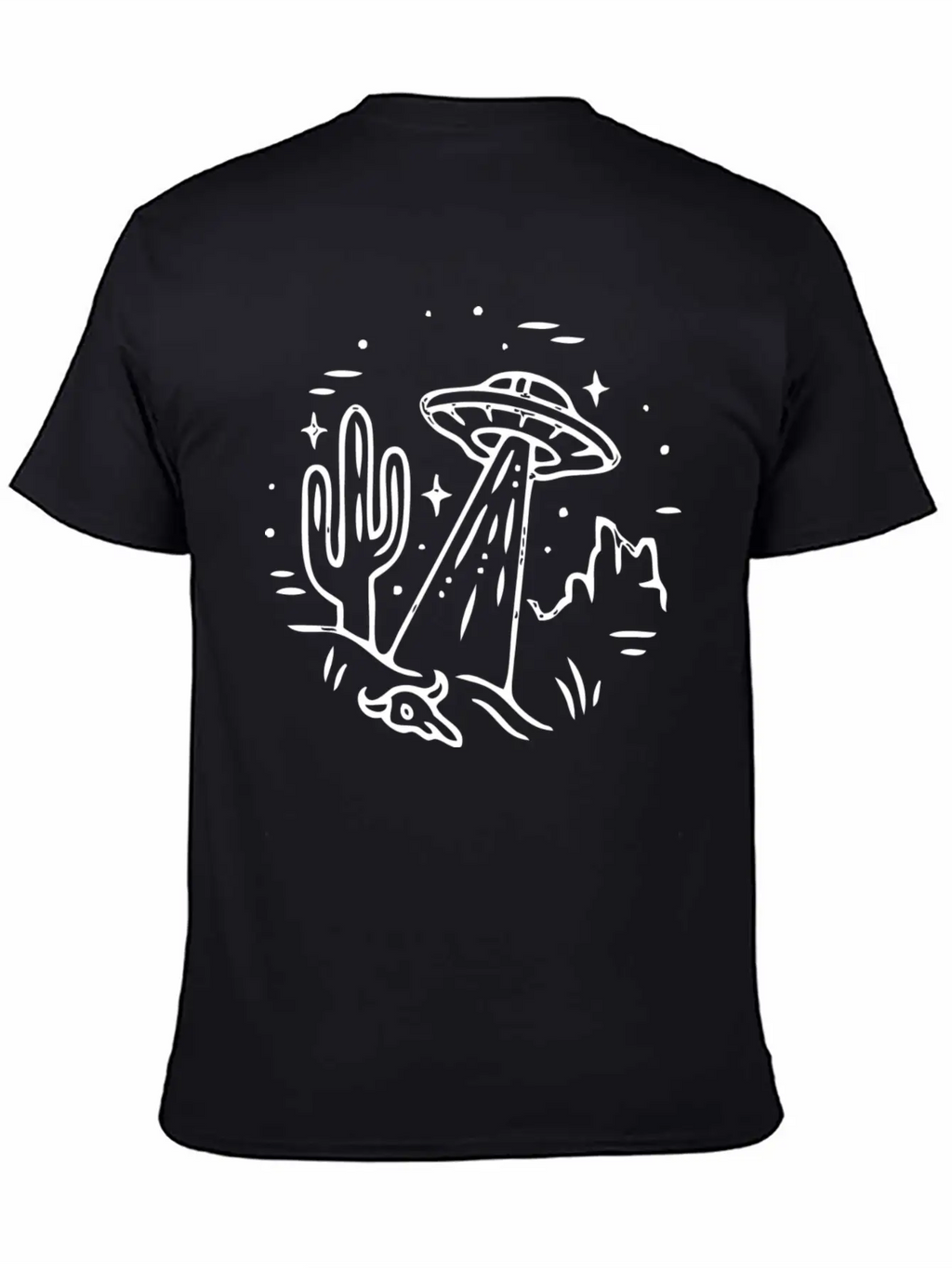 Space Alien Astronaut Ufo Galaxy Stylish Everyday T-Shirt – Unisex Basic Cotton Tee