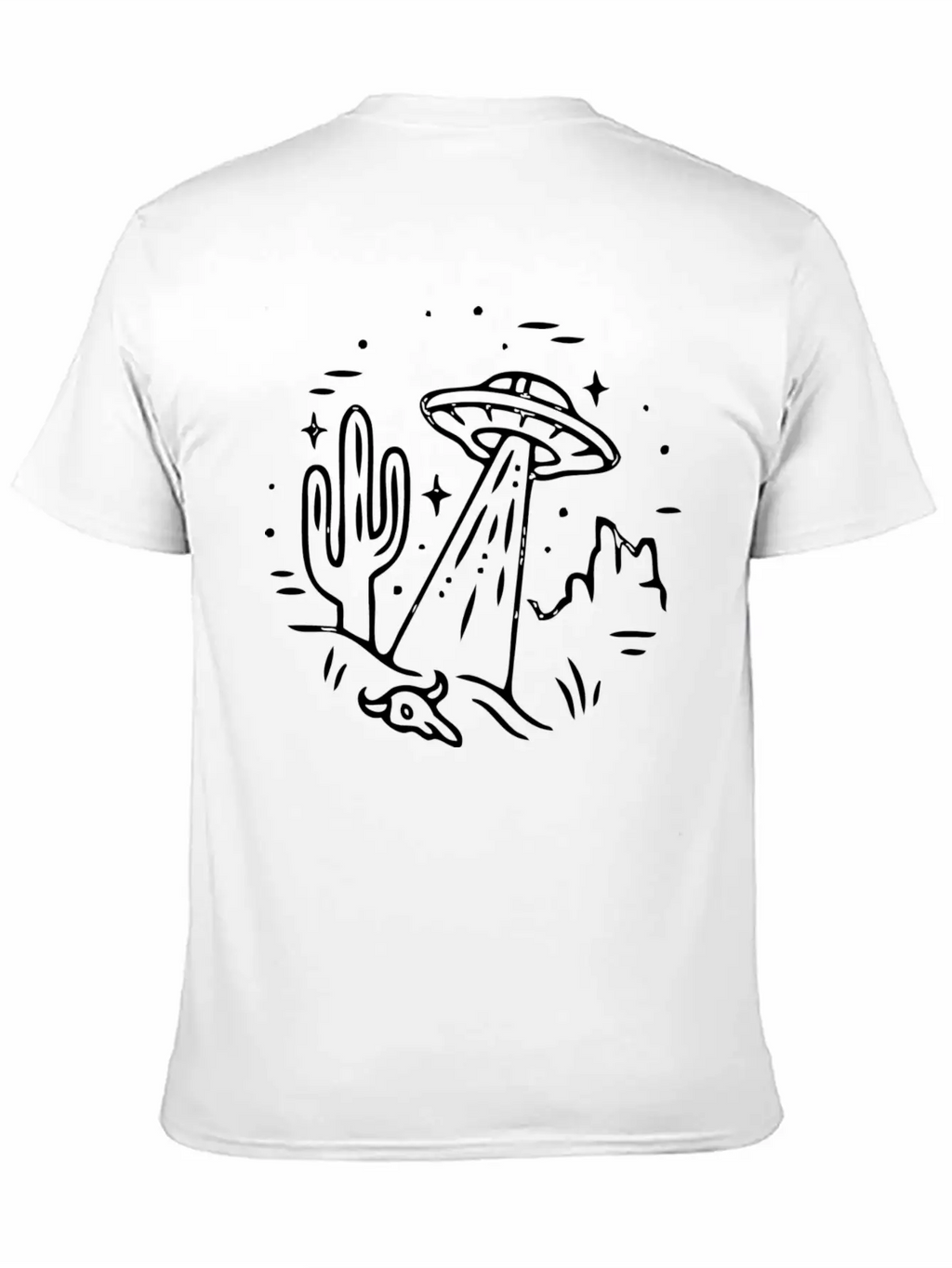 Space Alien Astronaut Ufo Galaxy Stylish Everyday T-Shirt – Unisex Basic Cotton Tee