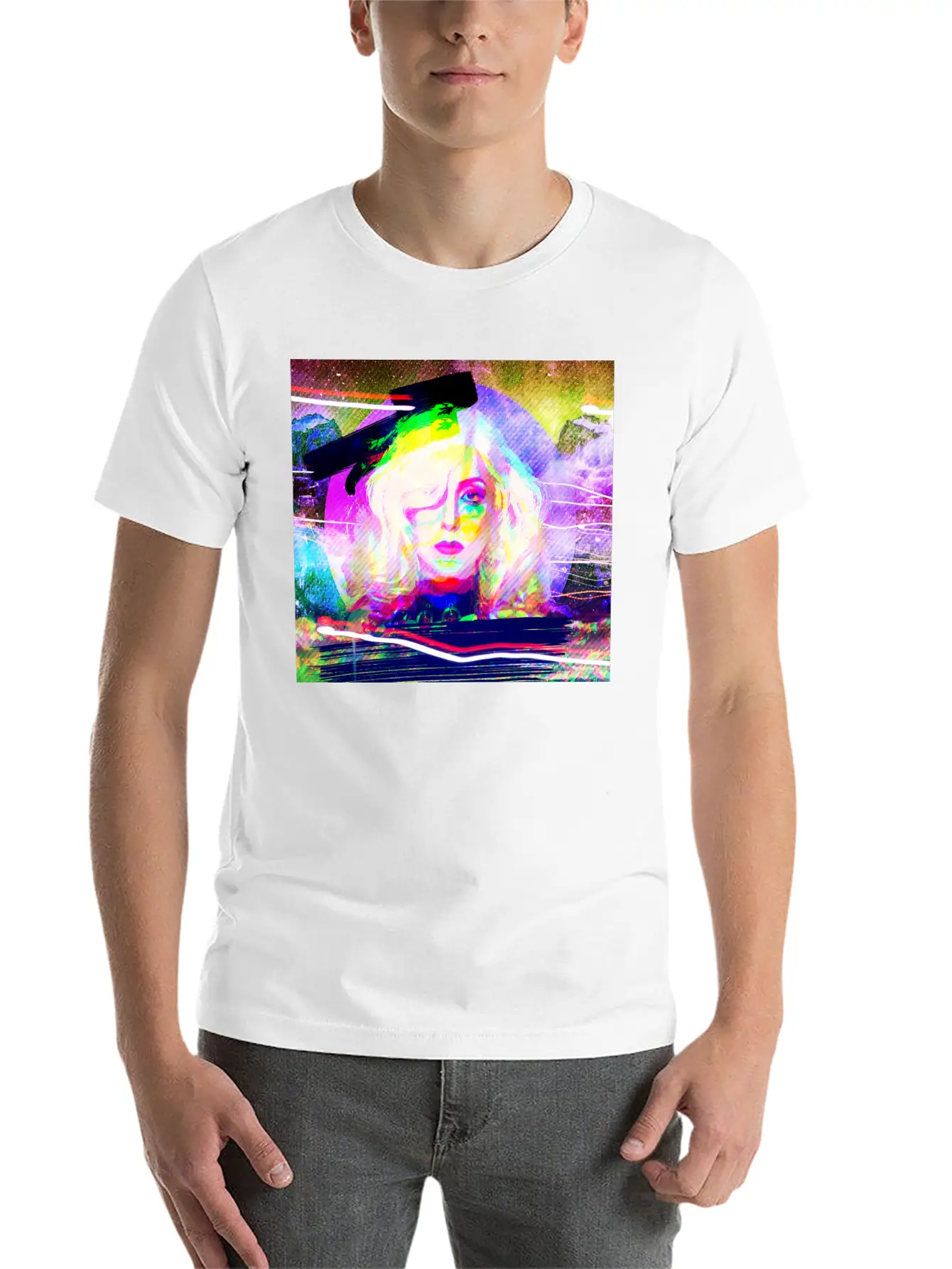 Space Beauty Breathable Soft Cotton T-Shirt – Timeless Casual Look