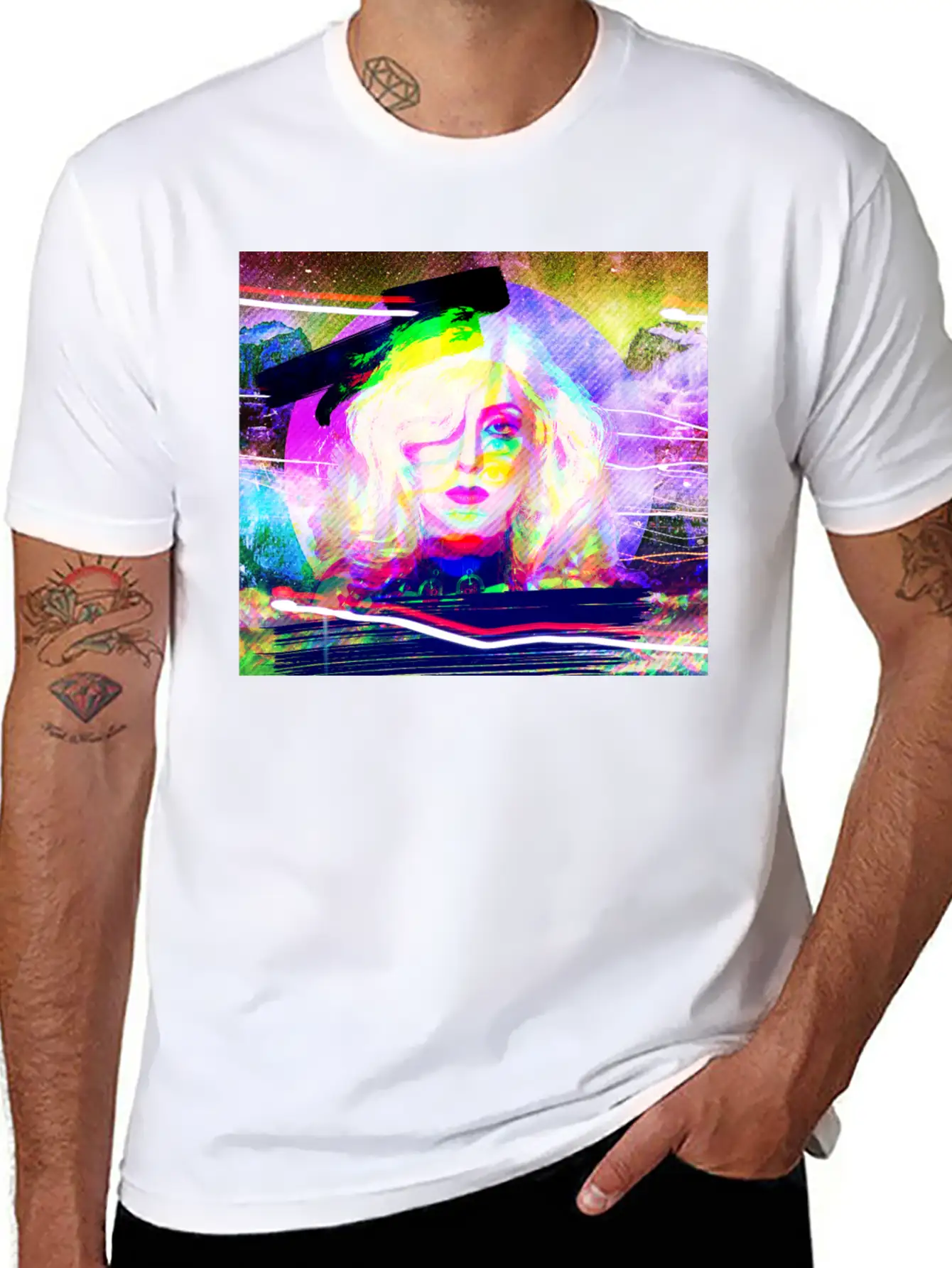 Space Beauty Breathable Soft Cotton T-Shirt – Timeless Casual Look