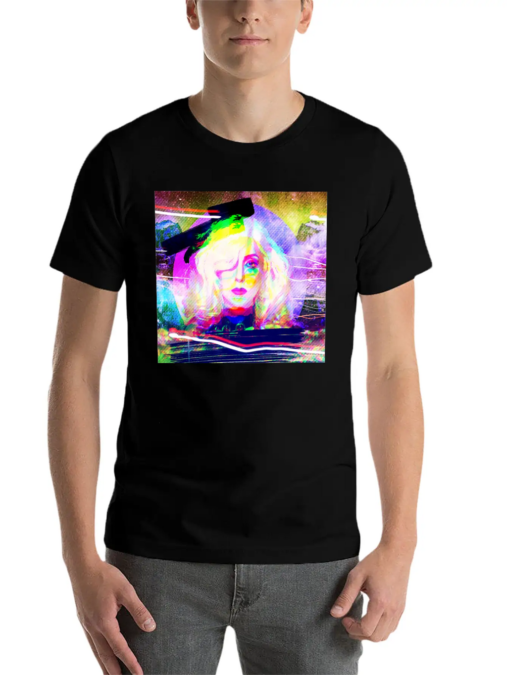 Space Beauty Breathable Soft Cotton T-Shirt – Timeless Casual Look