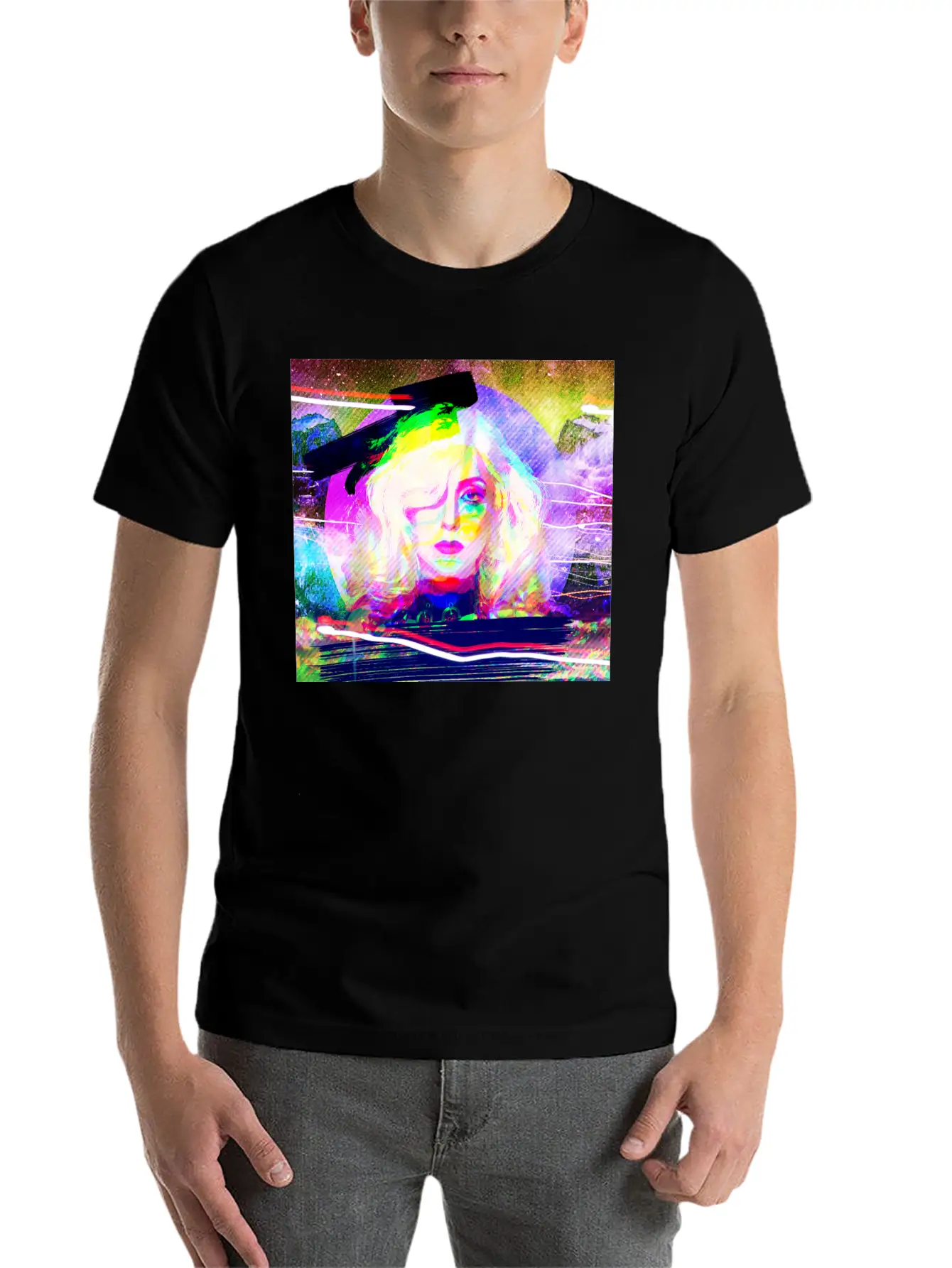 Space Beauty Breathable Soft Cotton T-Shirt – Timeless Casual Look