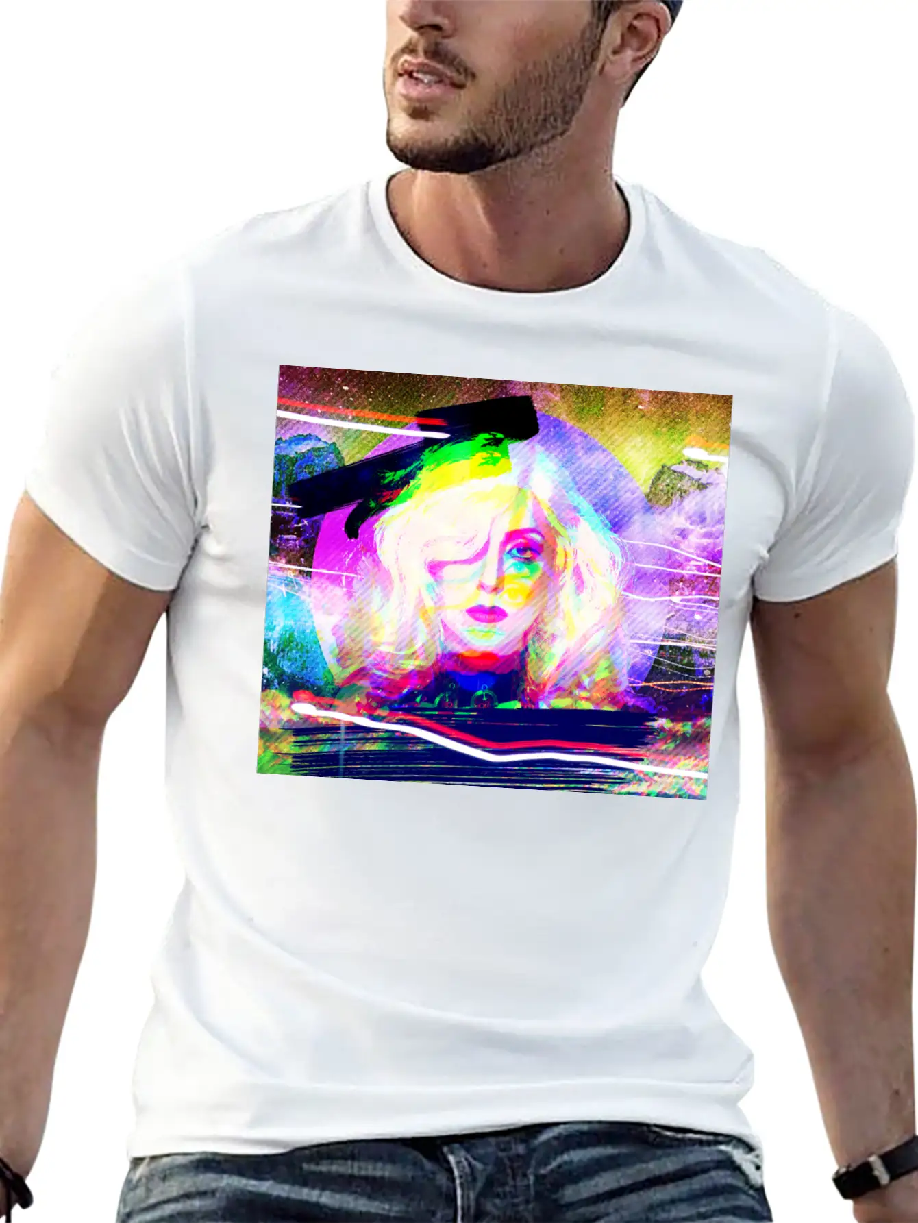 Space Beauty Breathable Soft Cotton T-Shirt – Timeless Casual Look