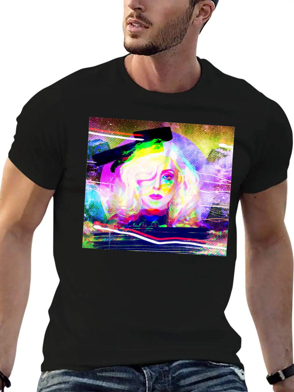 Space Beauty Breathable Soft Cotton T-Shirt – Timeless Casual Look