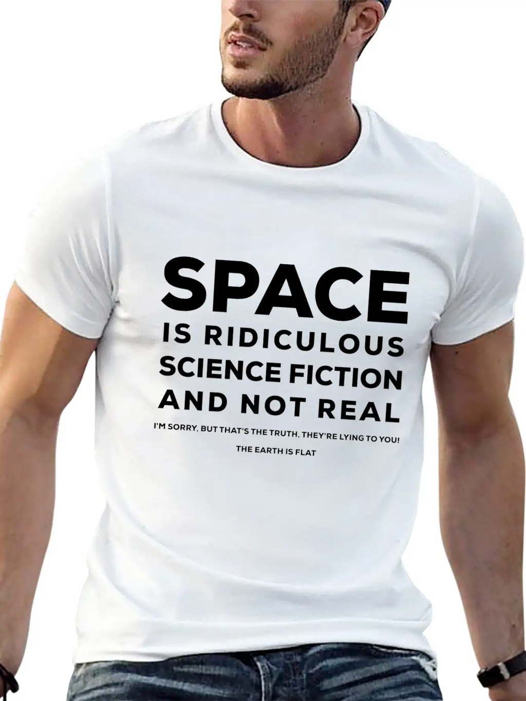 Space By ART8NS Casual Graphic T-Shirt – Simple And Comfortable Daily Wear