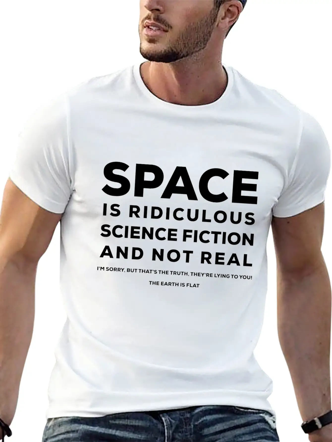 Space By ART8NS Casual Graphic T-Shirt – Simple And Comfortable Daily Wear