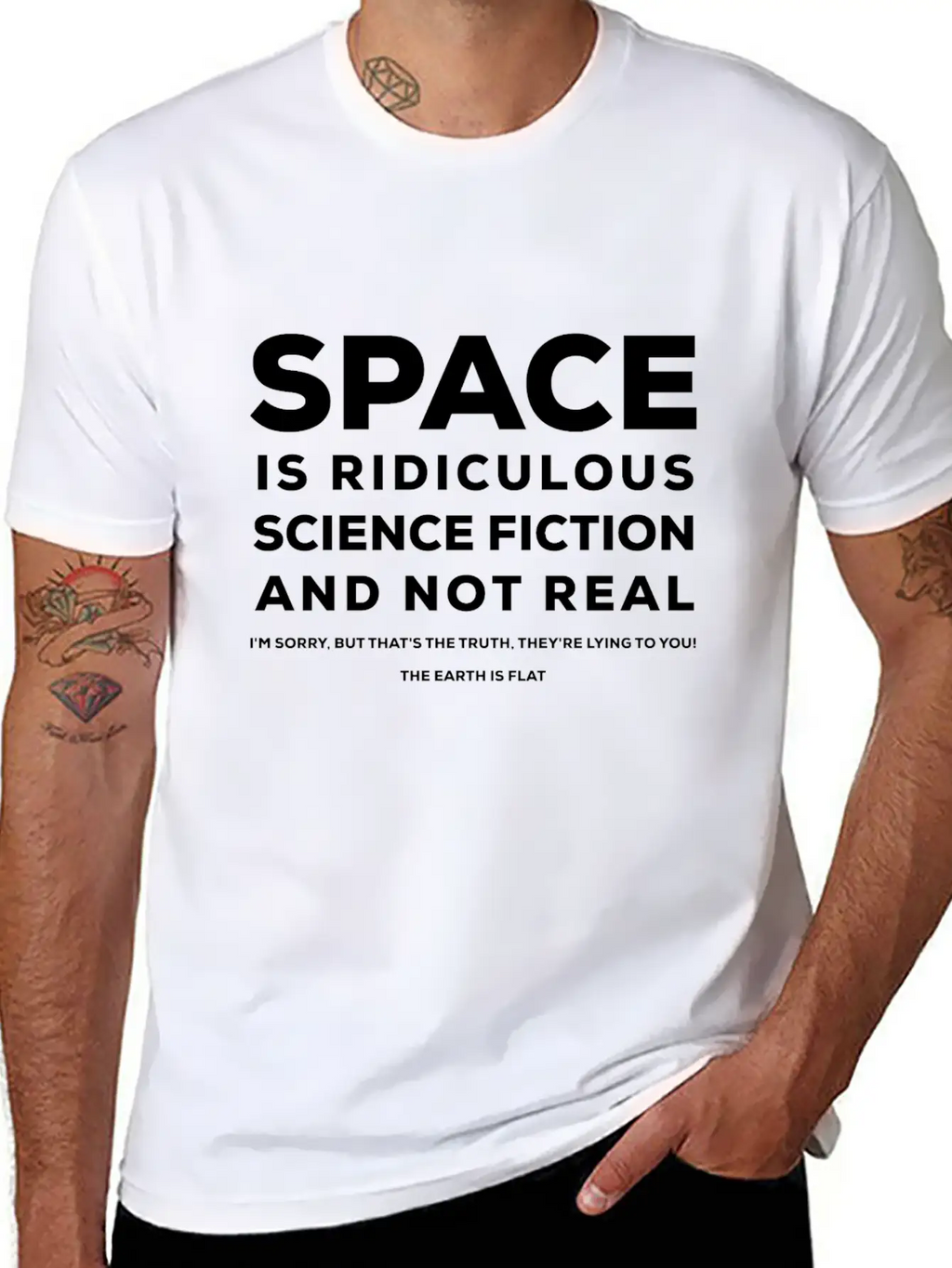 Space By ART8NS Casual Graphic T-Shirt – Simple And Comfortable Daily Wear