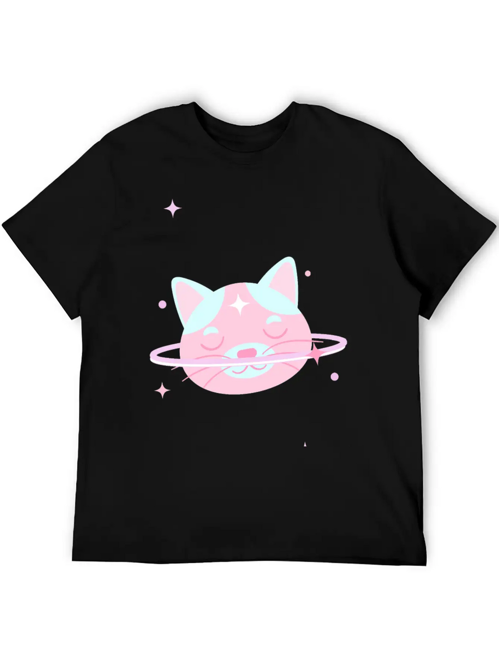 Space Cat Unisex Casual T-Shirt – Clean Design For Daily Comfort