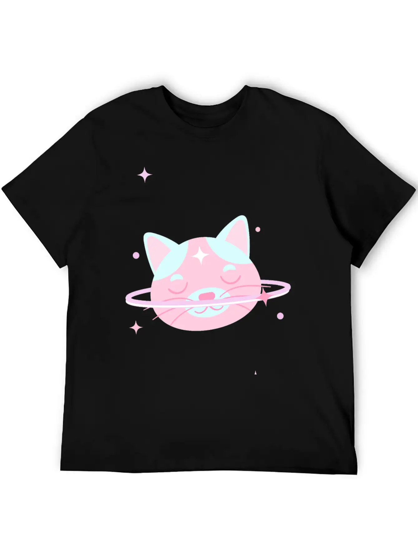 Space Cat Unisex Casual T-Shirt – Clean Design For Daily Comfort