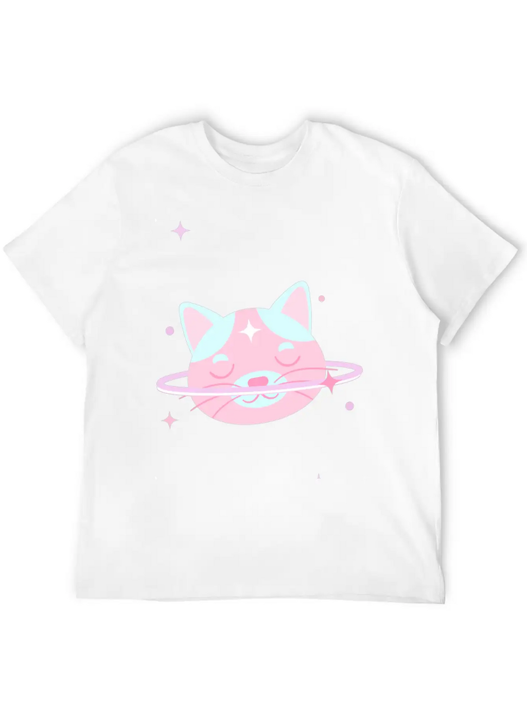 Space Cat Unisex Casual T-Shirt – Clean Design For Daily Comfort