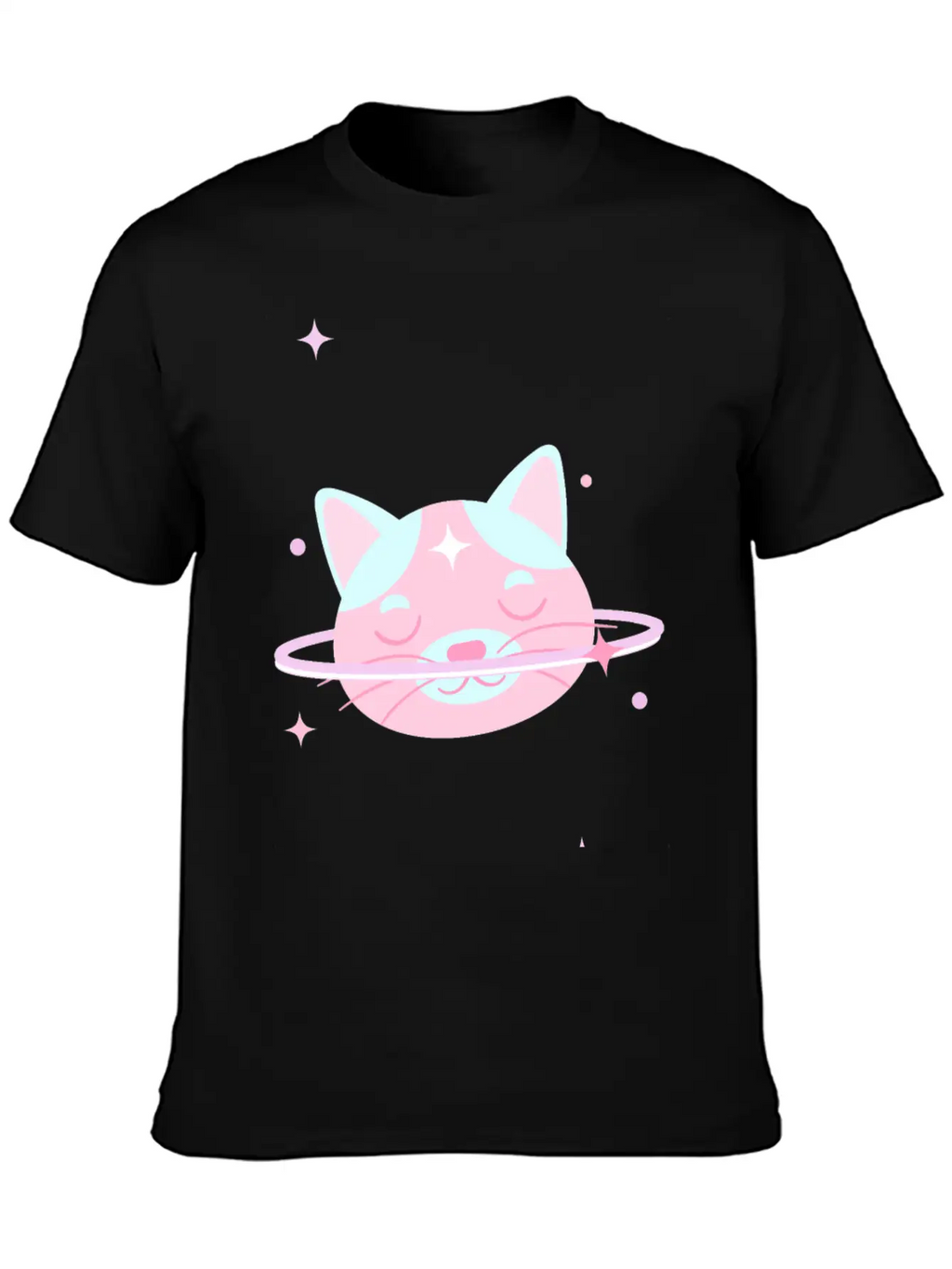 Space Cat Unisex Casual T-Shirt – Clean Design For Daily Comfort