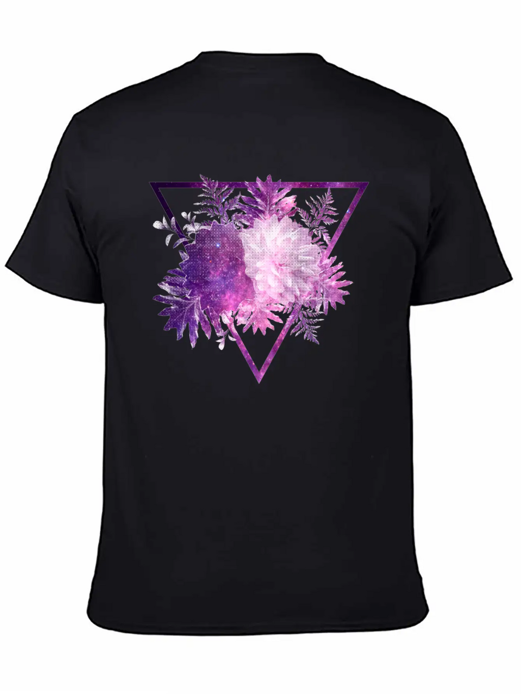 Space Flowers Stylish Everyday T-Shirt – Unisex Basic Cotton Tee