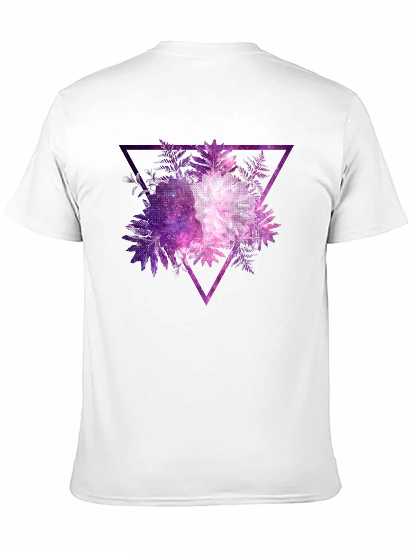Space Flowers Stylish Everyday T-Shirt – Unisex Basic Cotton Tee